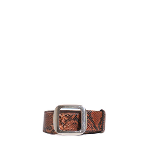 PRADA - Vintage brown python belt (T85)