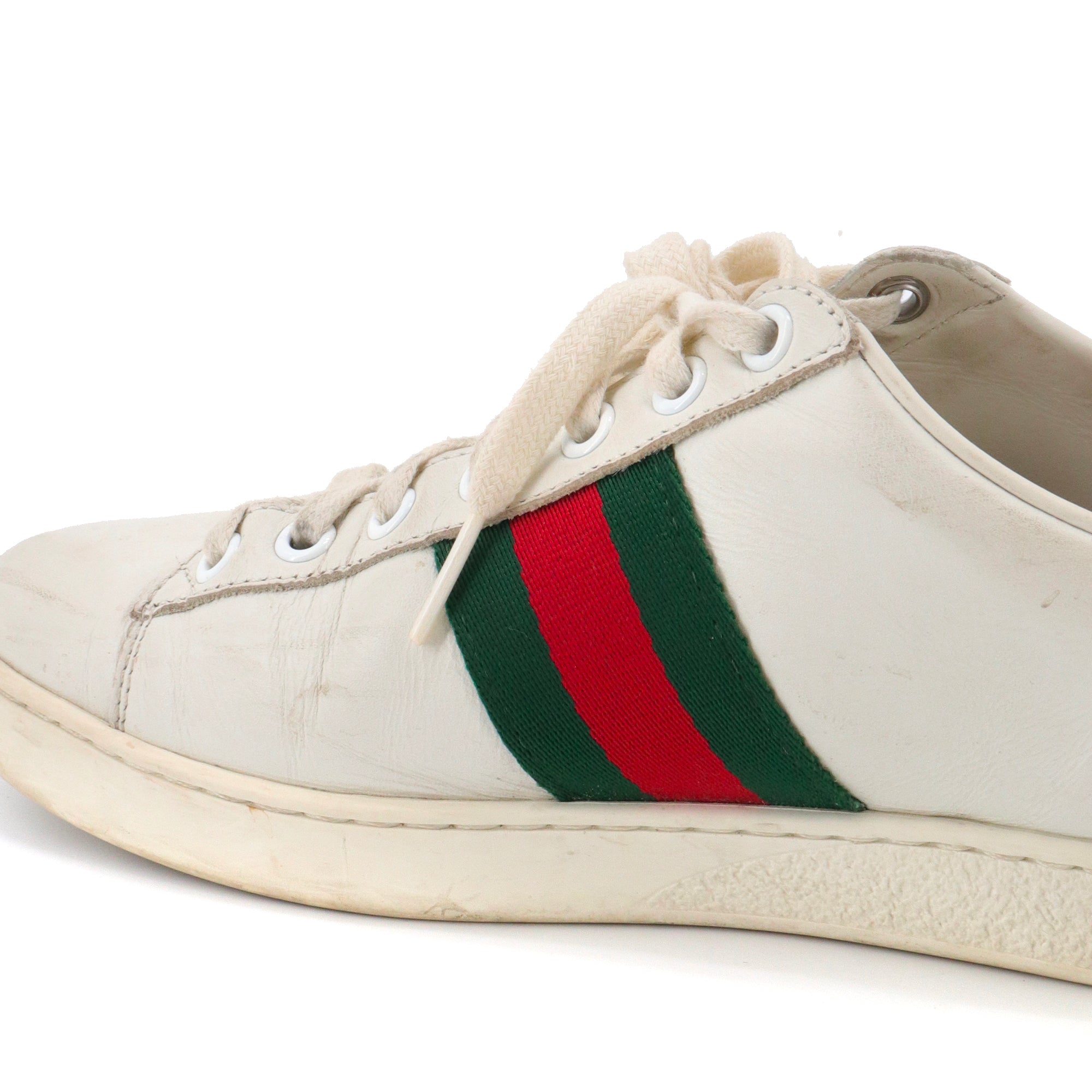 GUCCI - Ace Gucci sneakers in white leather (T36.5)