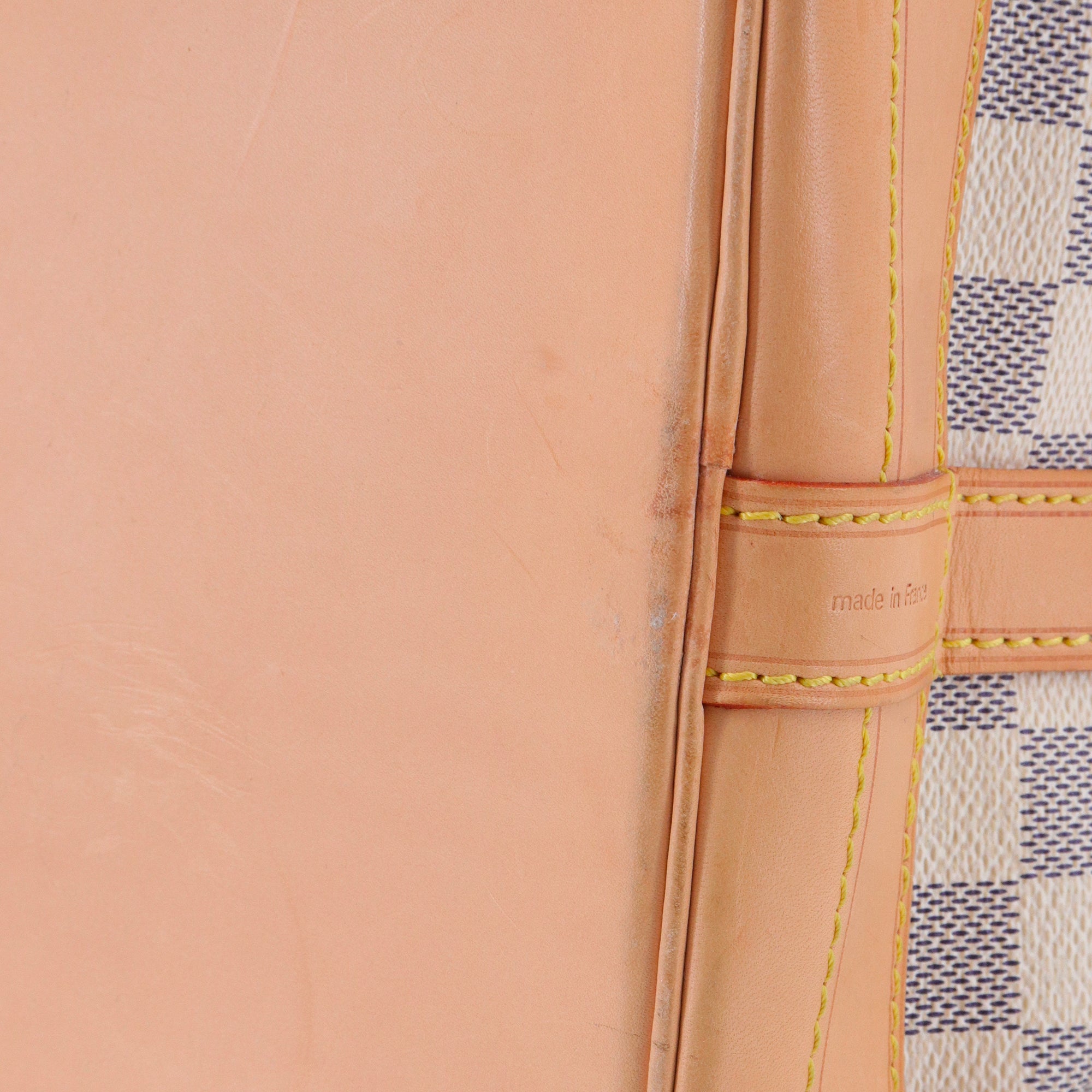 LOUIS VUITTON - Louis Vuitton Noé shoulder bag in azure checkerboard canvas