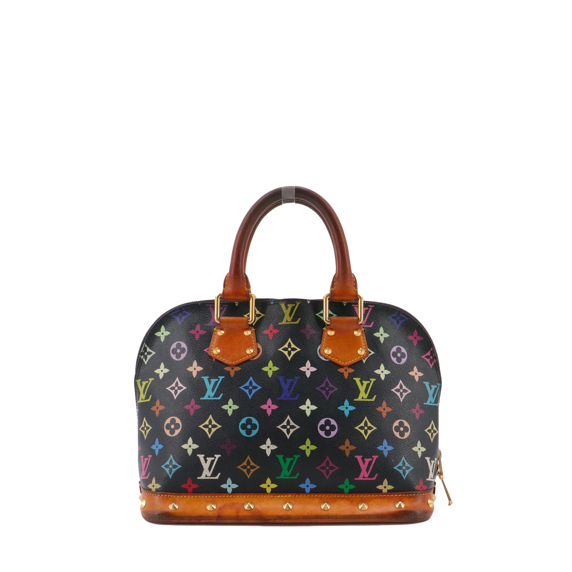 LOUIS VUITTON - Sac à main Alma PM Louis Vuitton x Murakami en toile monogrammée multicolore vintage