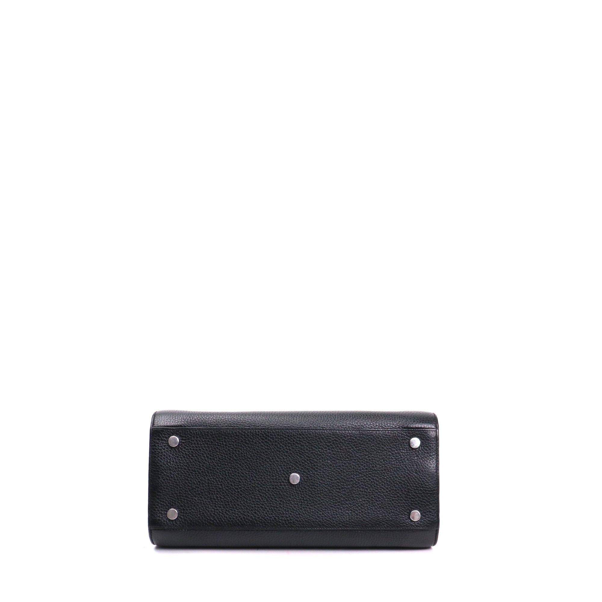 SAINT LAURENT - Sac de Jour Small Saint Laurent en cuir grainé noir