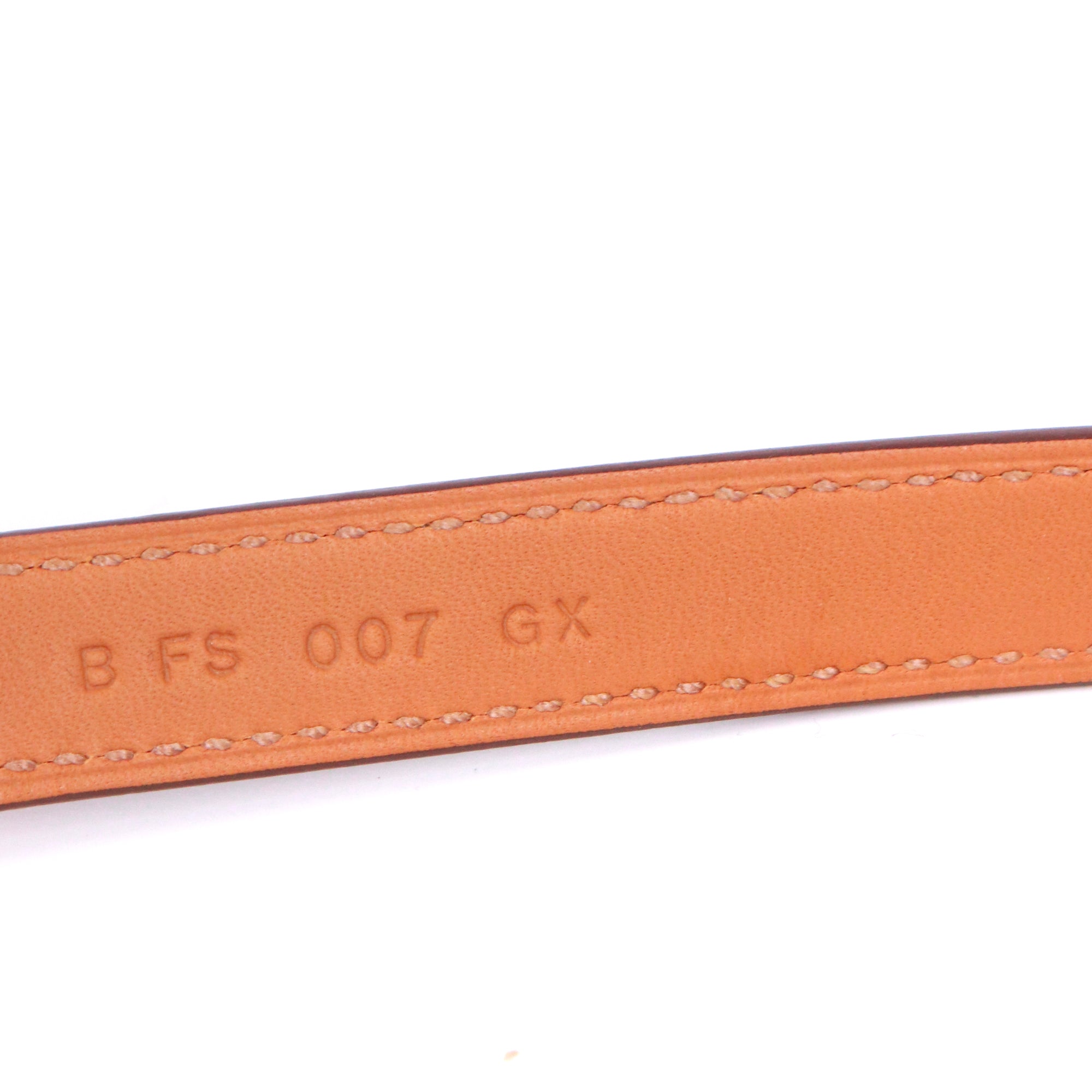 HERMÈS - Orange Clic H bracelet