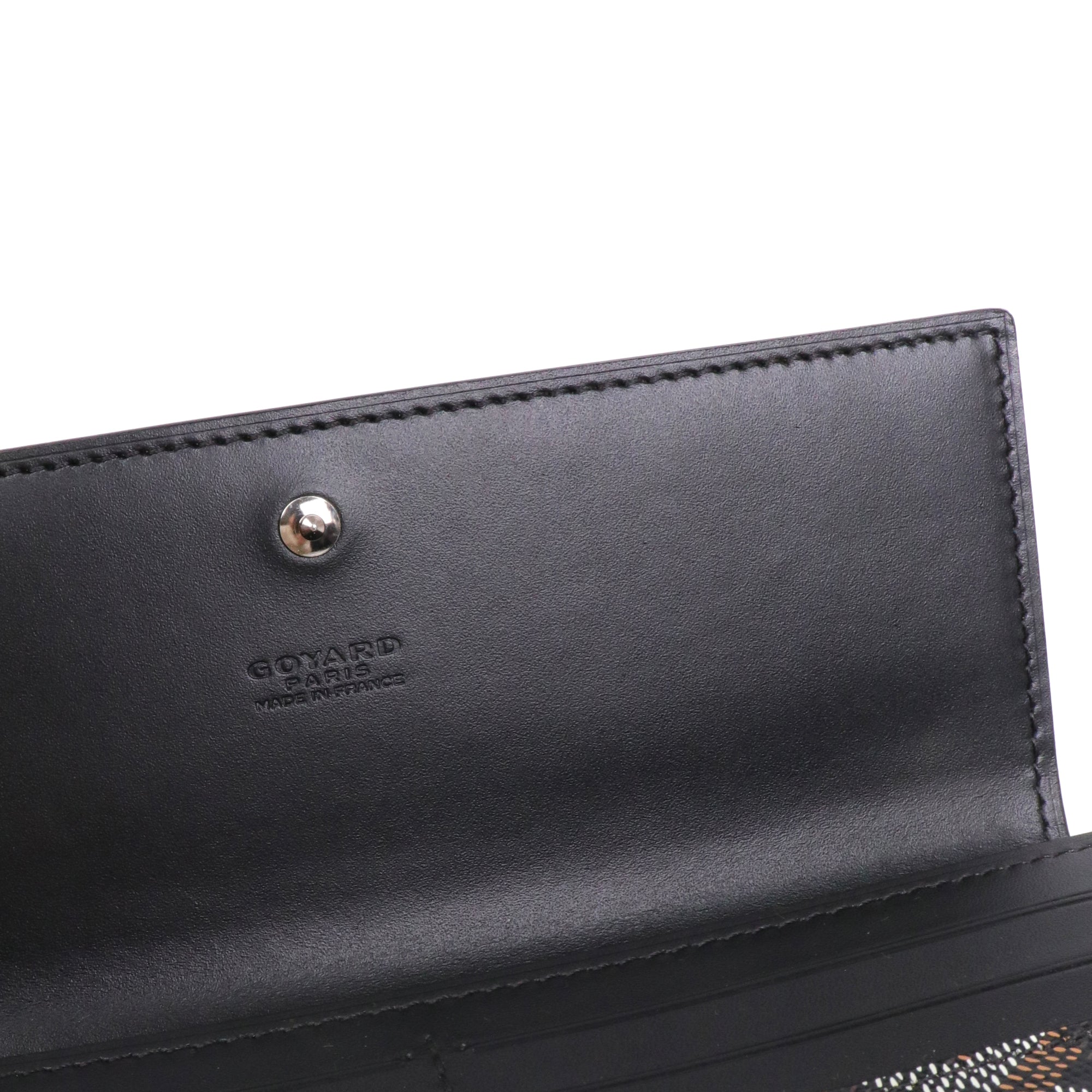 GOYARD - Portefeuille Varenne Goyard en toile enduite monogrammée
