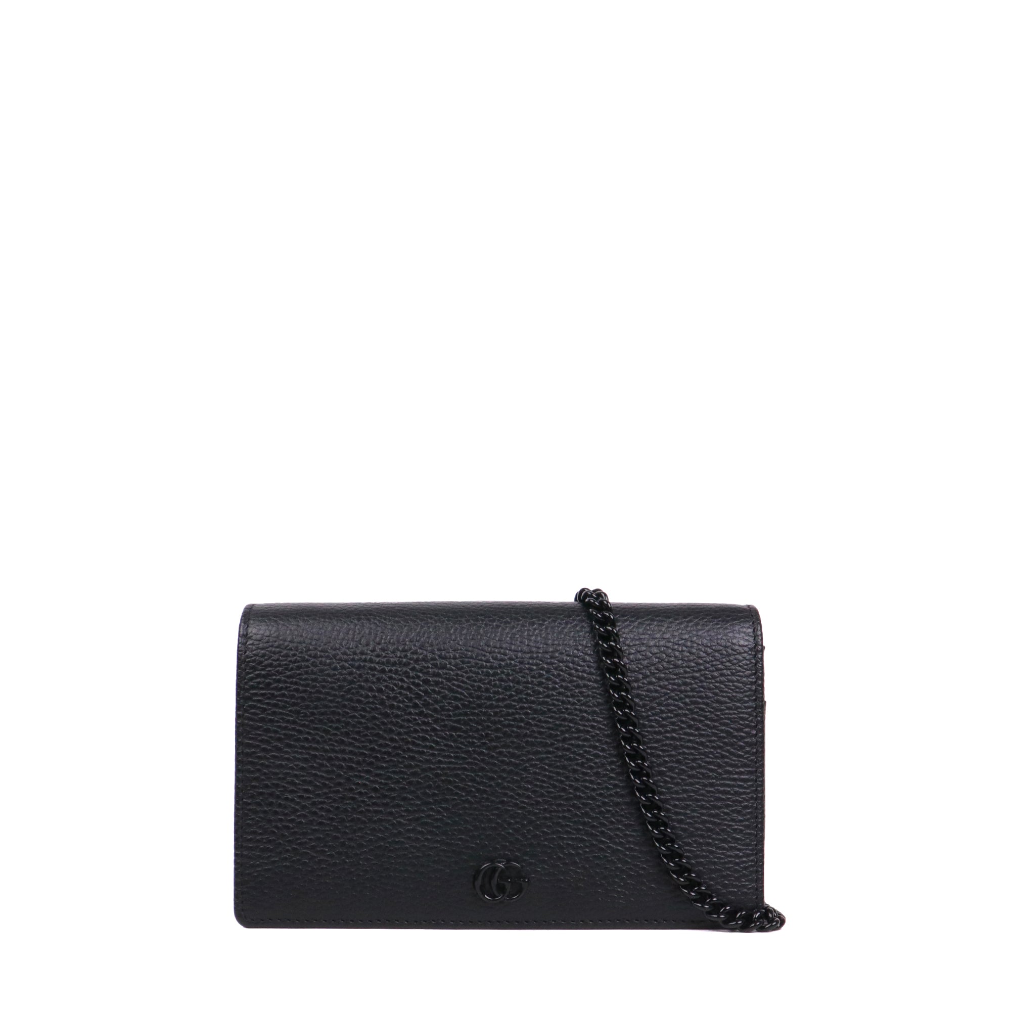 GUCCI - GG Marmont Small Size shoulder bag in black leather
