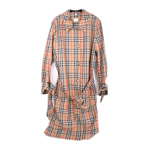 BURBERRY - Trench à motif Check Burberry en toile (T46)