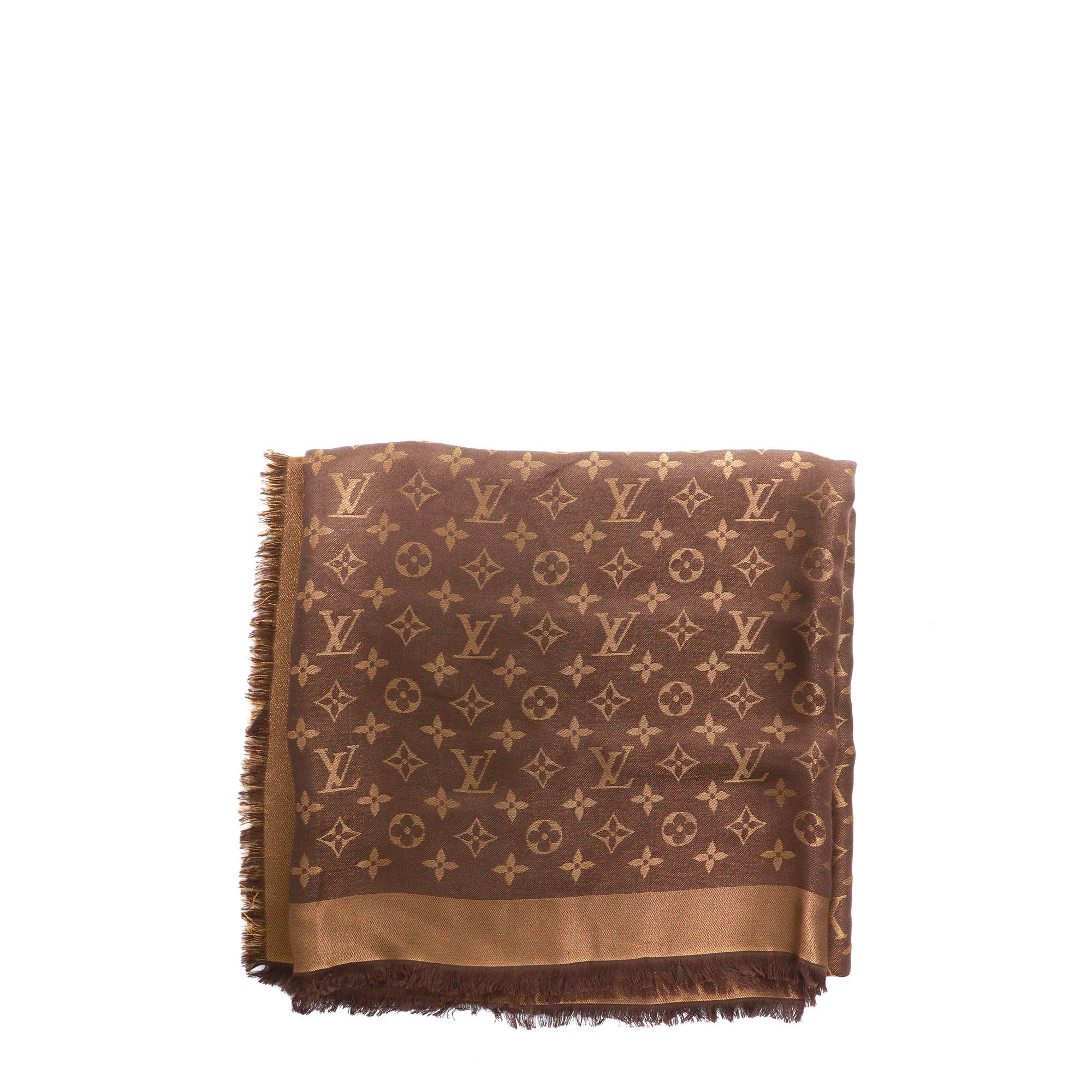 LOUIS VUITTON - Pre-owned Monogram Classic Louis Vuitton shawl in