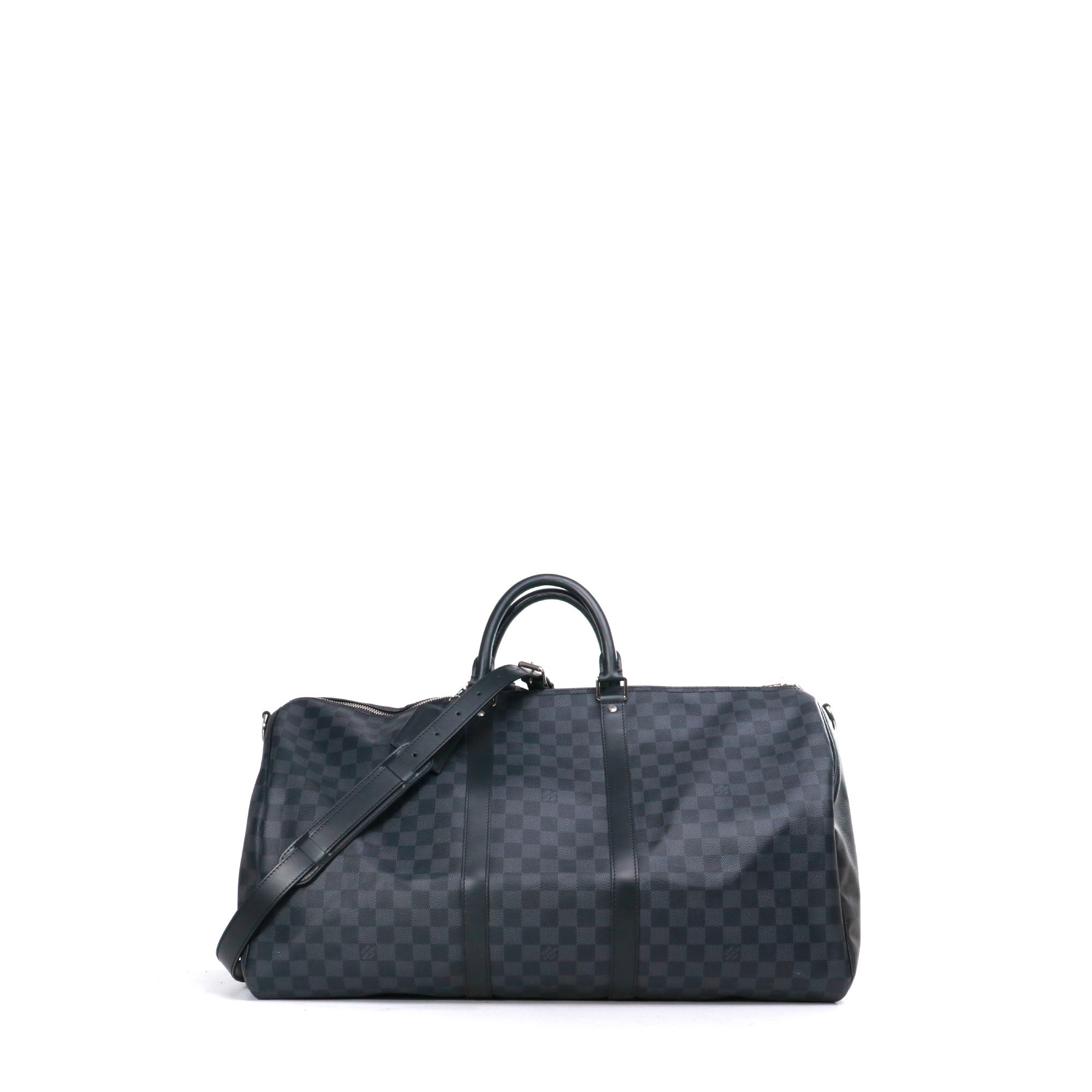LOUIS VUITTON - Louis Vuitton Keepall 55 travel bag in graphite damier canvas