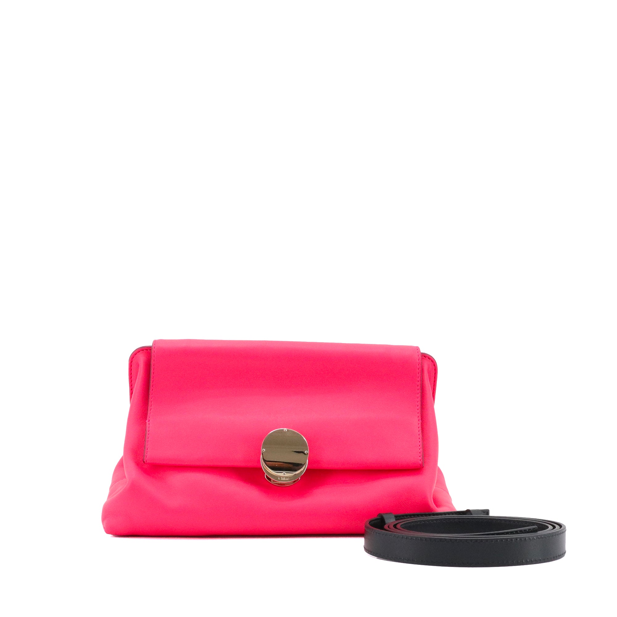 CHLOÉ - Sac à épaule Pénélope Chloé en cuir lisse rose