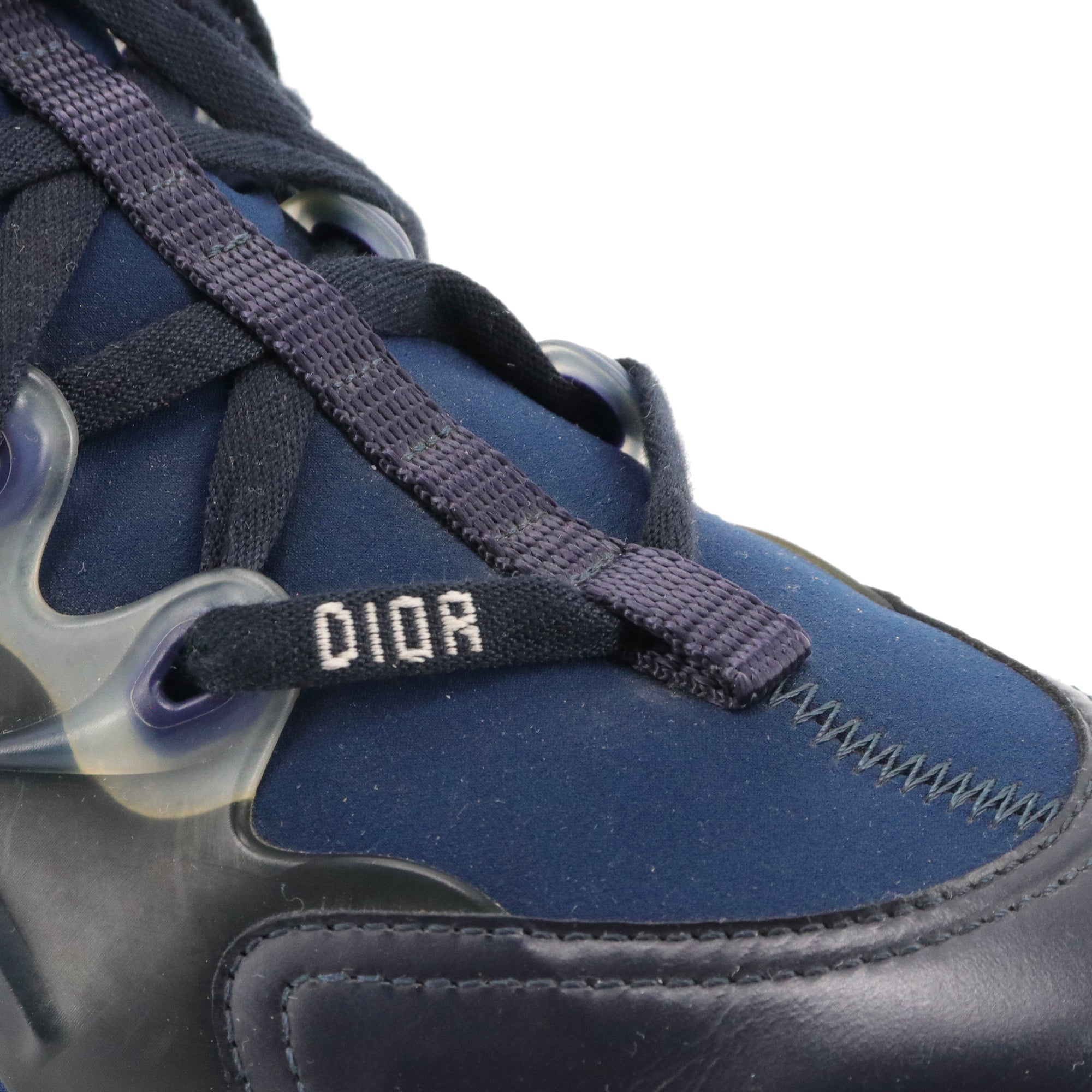 DIOR - Sneakers D-Connect Dior en toile bleu marine  (T37)