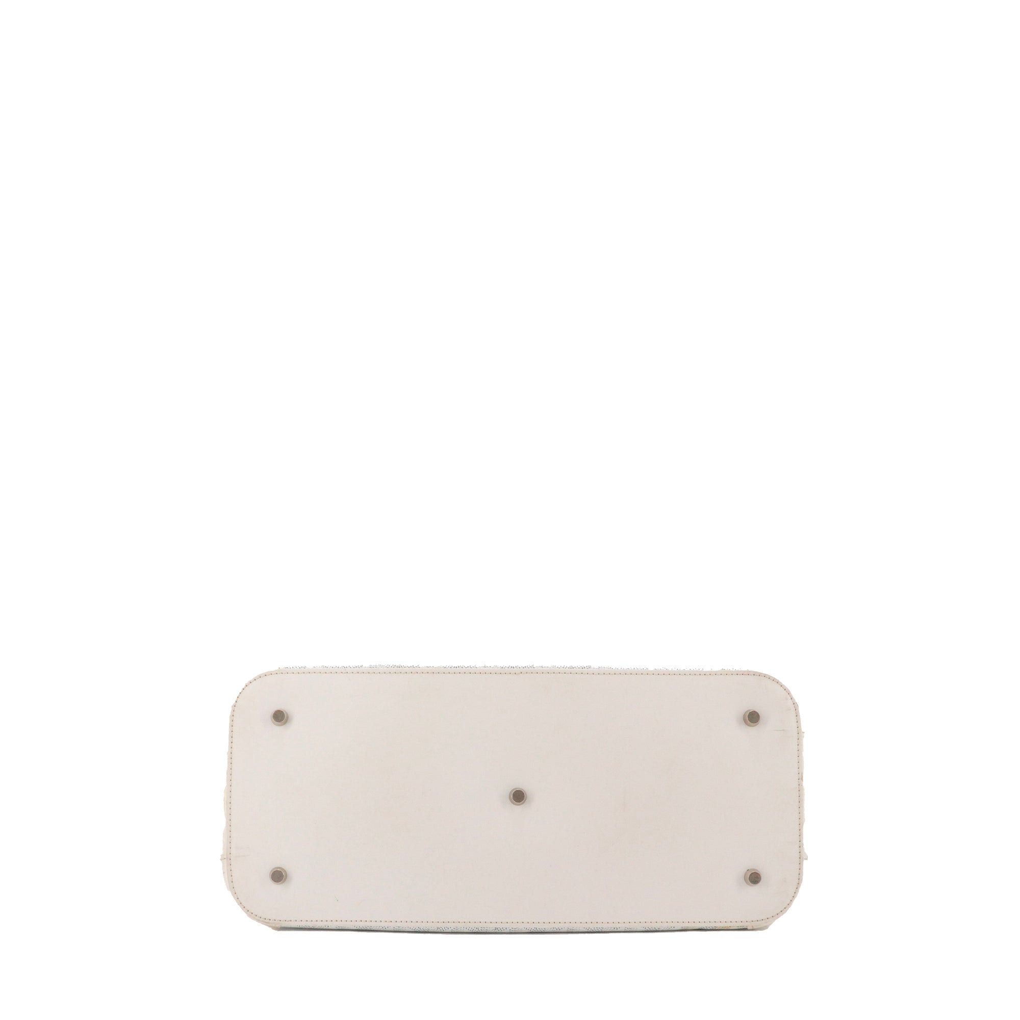 GOYARD - Goyard Vendôme handbag in white monogrammed canvas