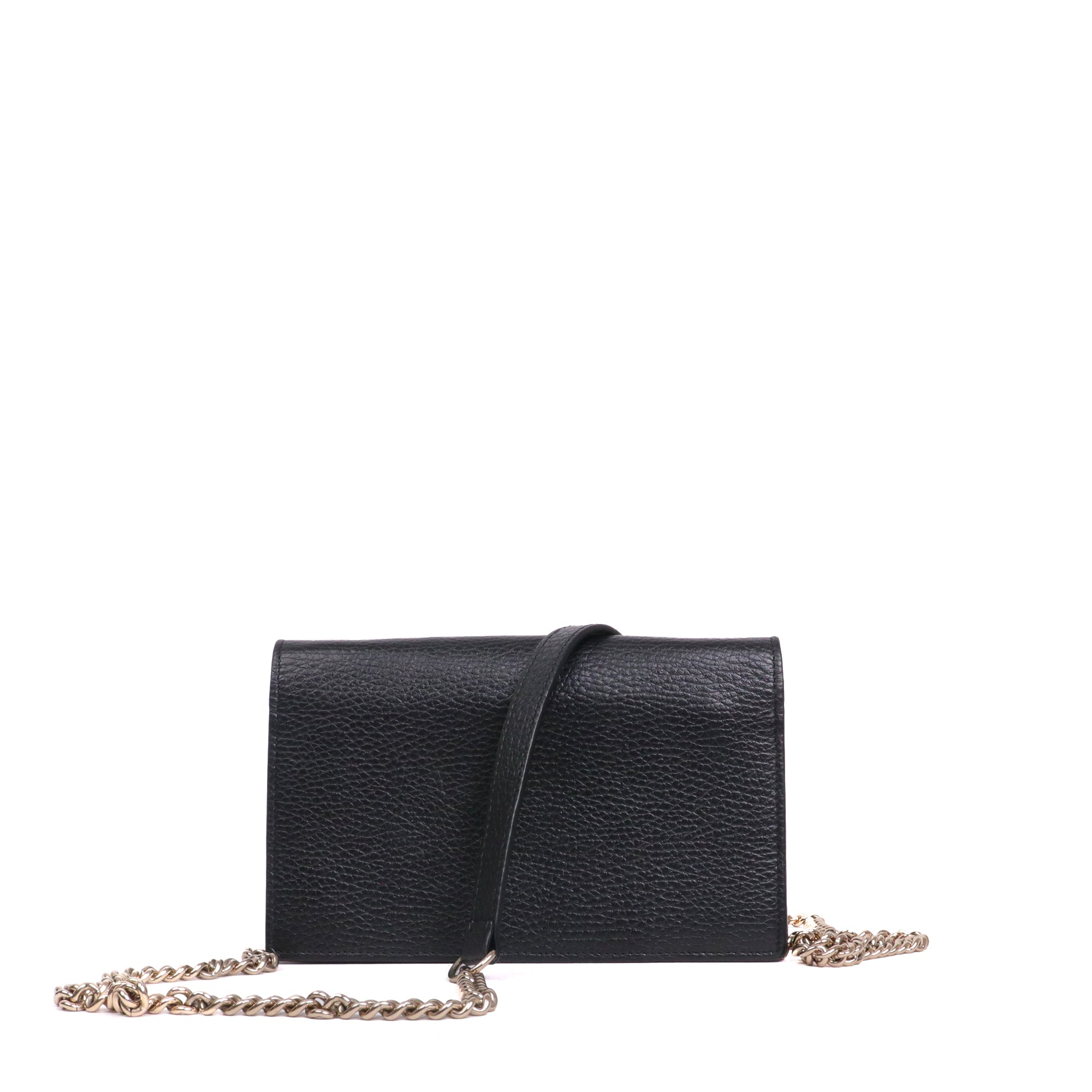 GUCCI - Interlocking shoulder bag in pink grained leather