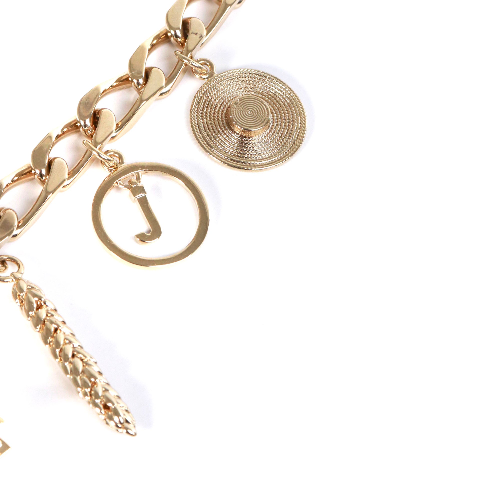 JACQUEMUS - Jacquemus charm bracelet in gold metal 