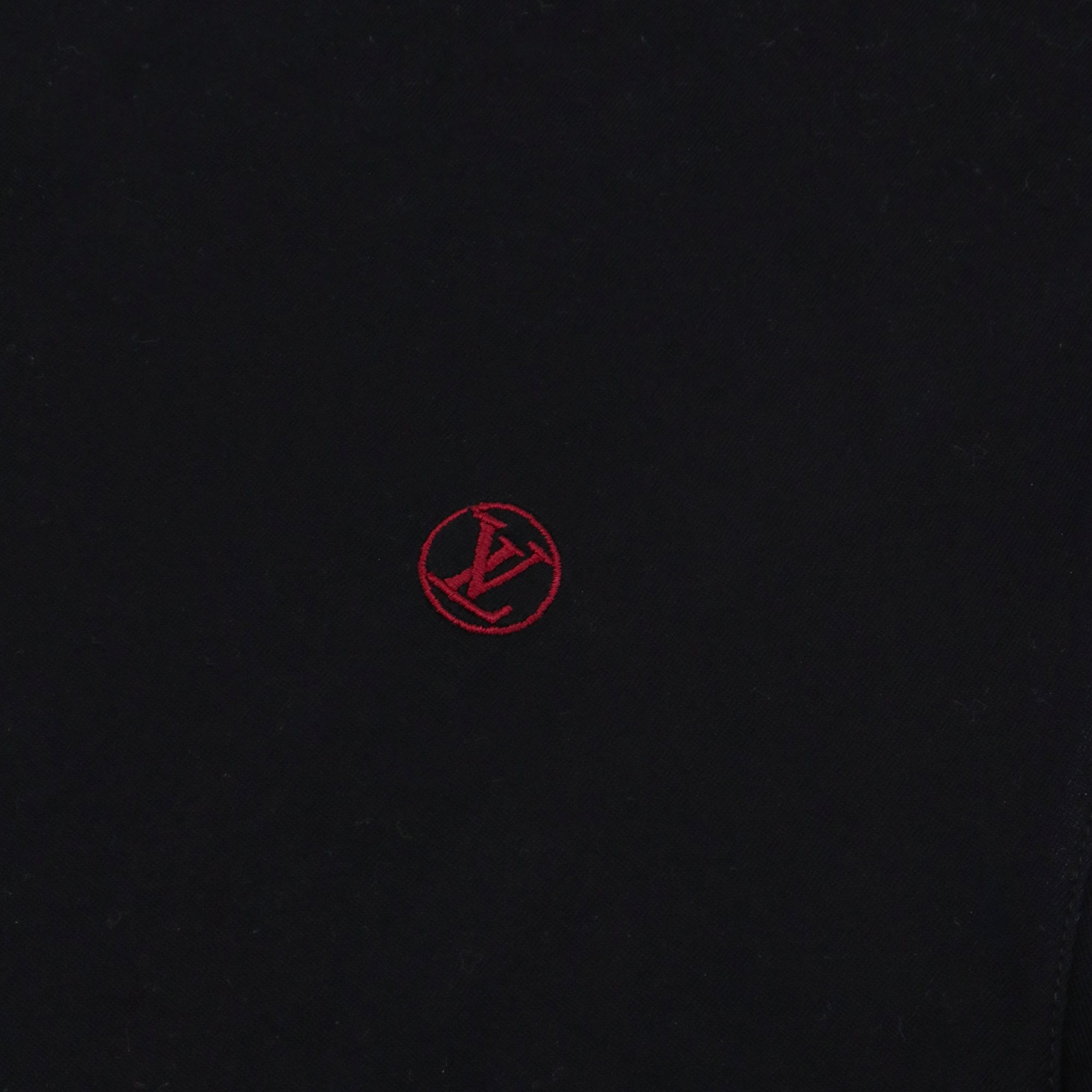 LOUIS VUITTON - Tee-shirt manches courtes Louis Vuitton en coton noir (M)