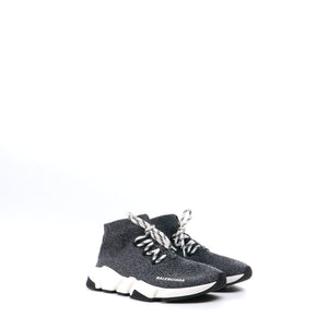 BALENCIAGA - Sneakers Speed Balenciaga à lacets en toile grise (T40)