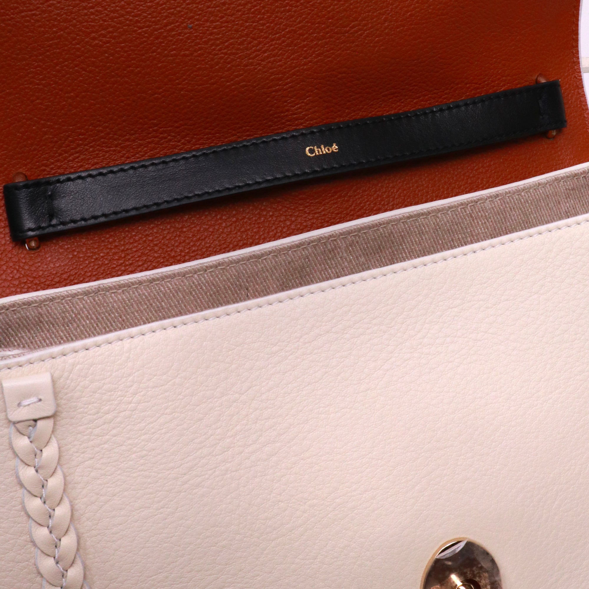 CHLOÉ - Darry shoulder bag in black grained leather