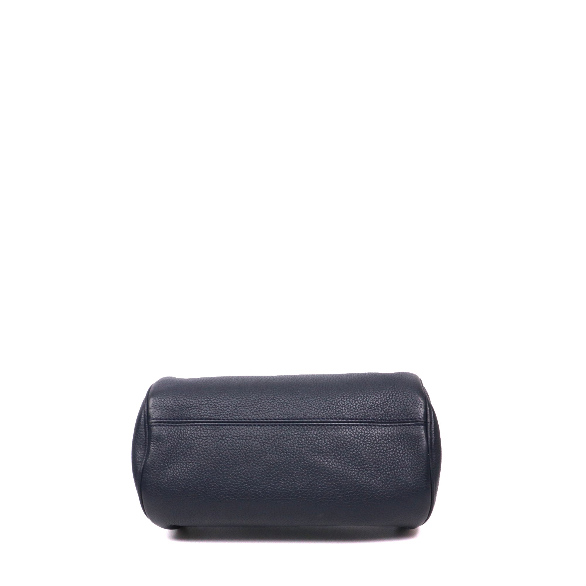 DIOR - Sac à bandoulière Roller Dior en cuir grainé bleu marine