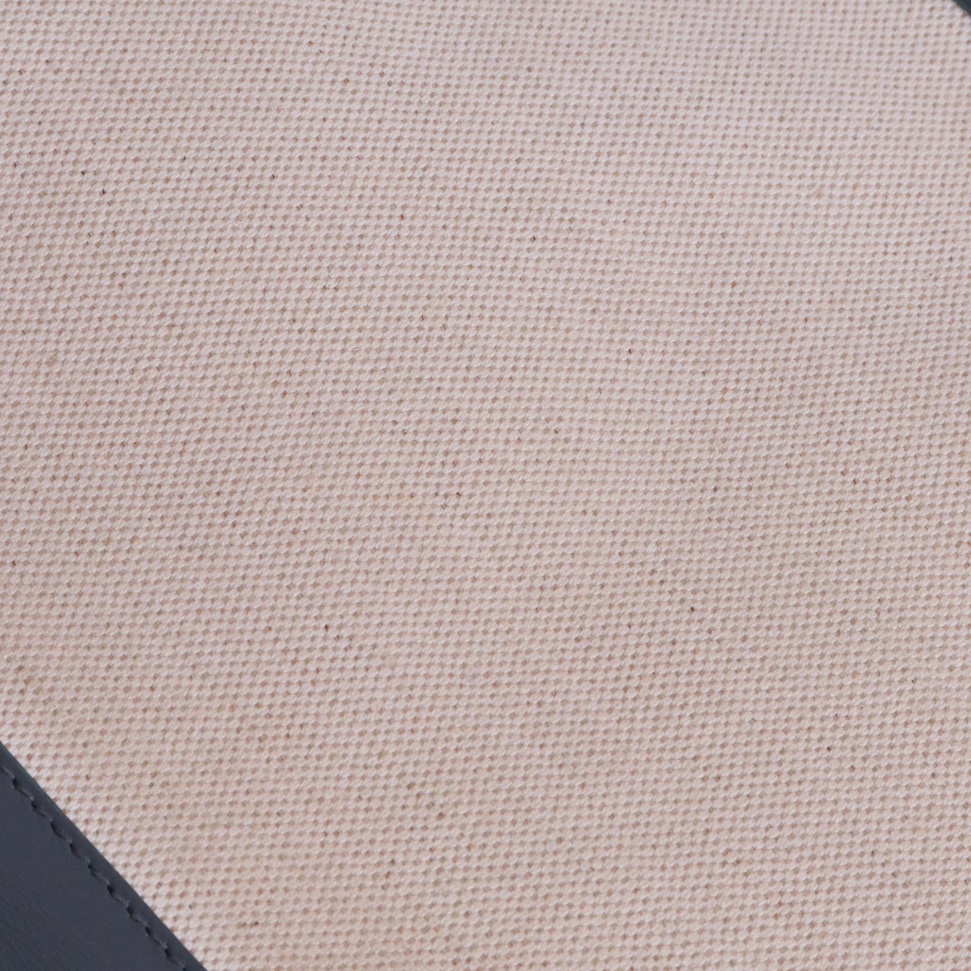 BALENCIAGA - Balenciaga Ville clutch in gray canvas and leather