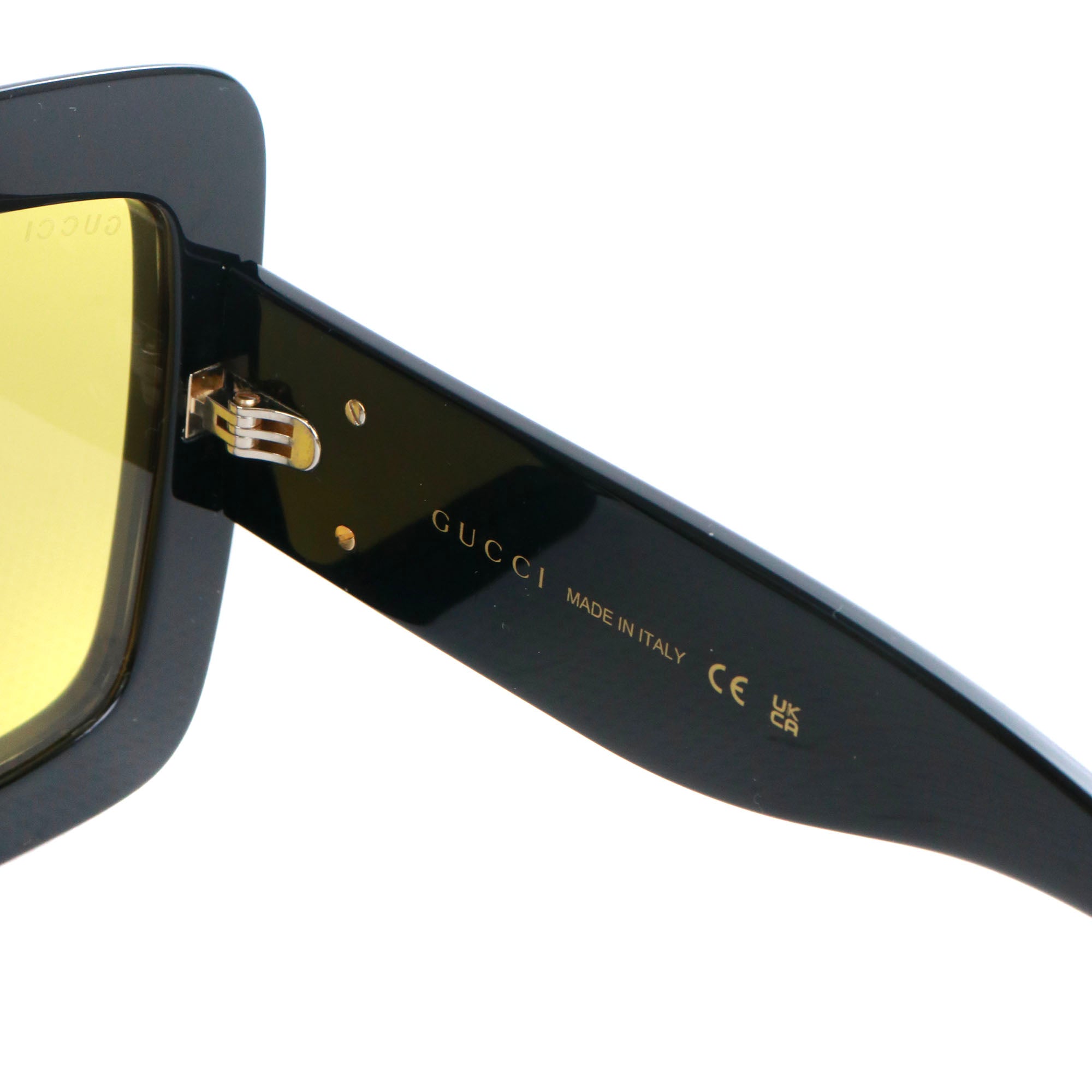 GUCCI - Lunettes de soleil GG Gucci en plastique noir oversize