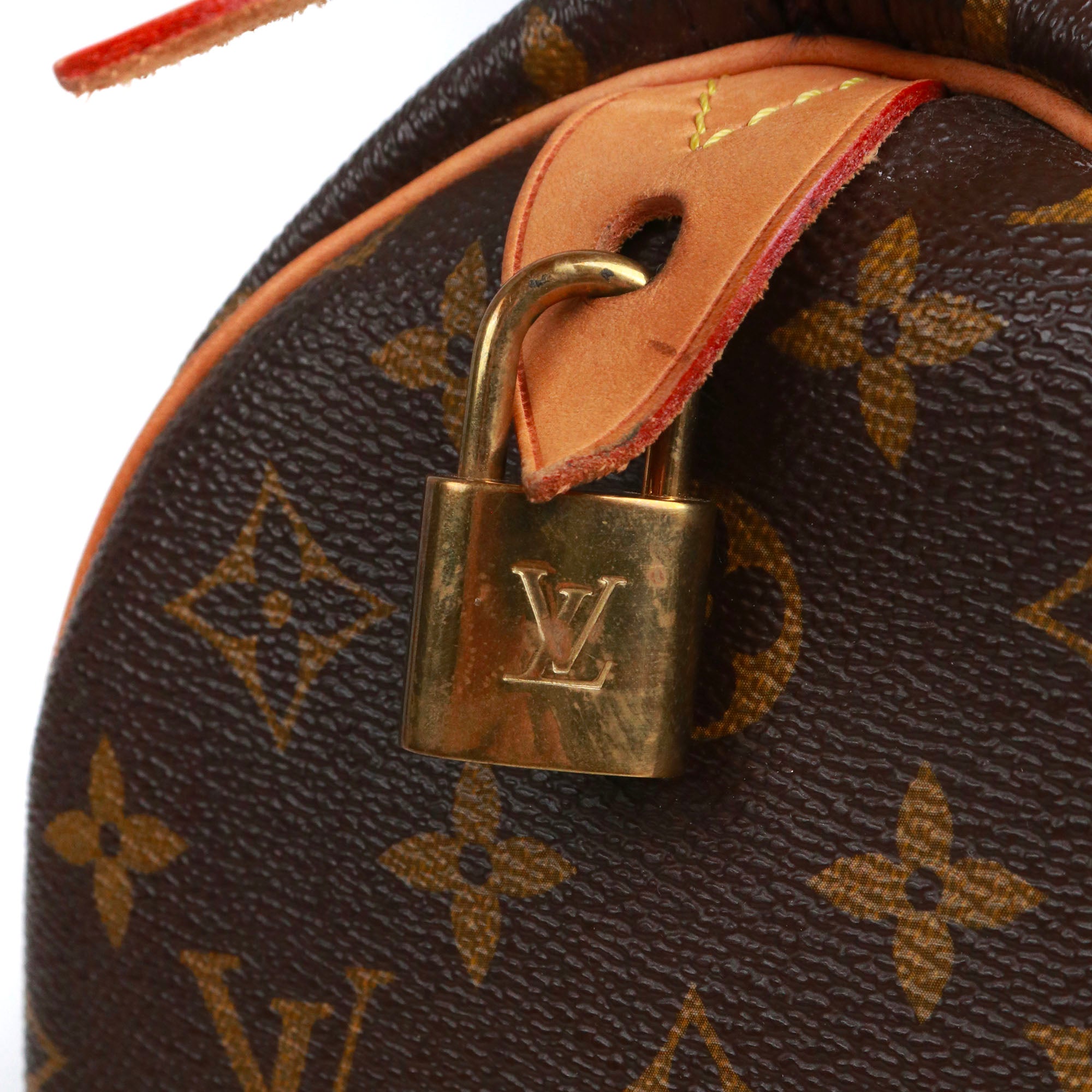 LOUIS VUITTON - Sac à main Speedy 35 Louis Vuitton en toile monogramme