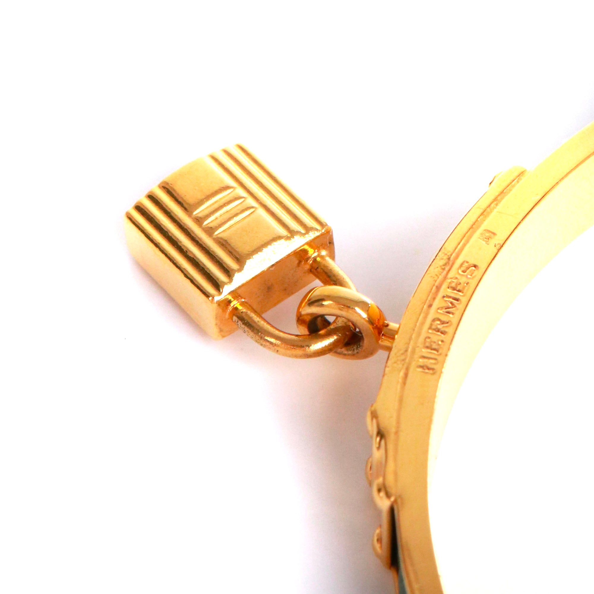 HERMÈS - Orange Clic H bracelet