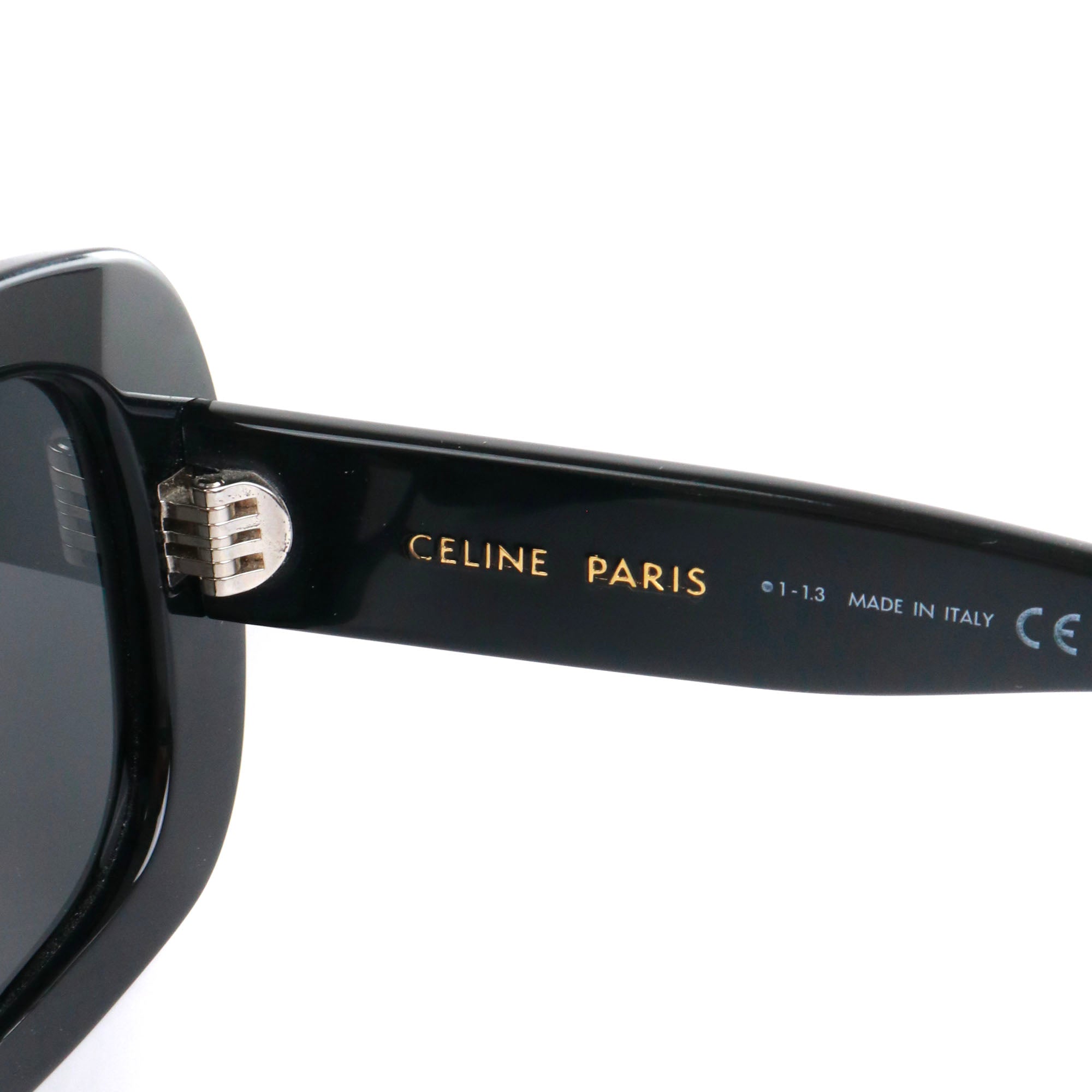 CELINE - Lunettes de soleil Triomphe Céline en plastique noir