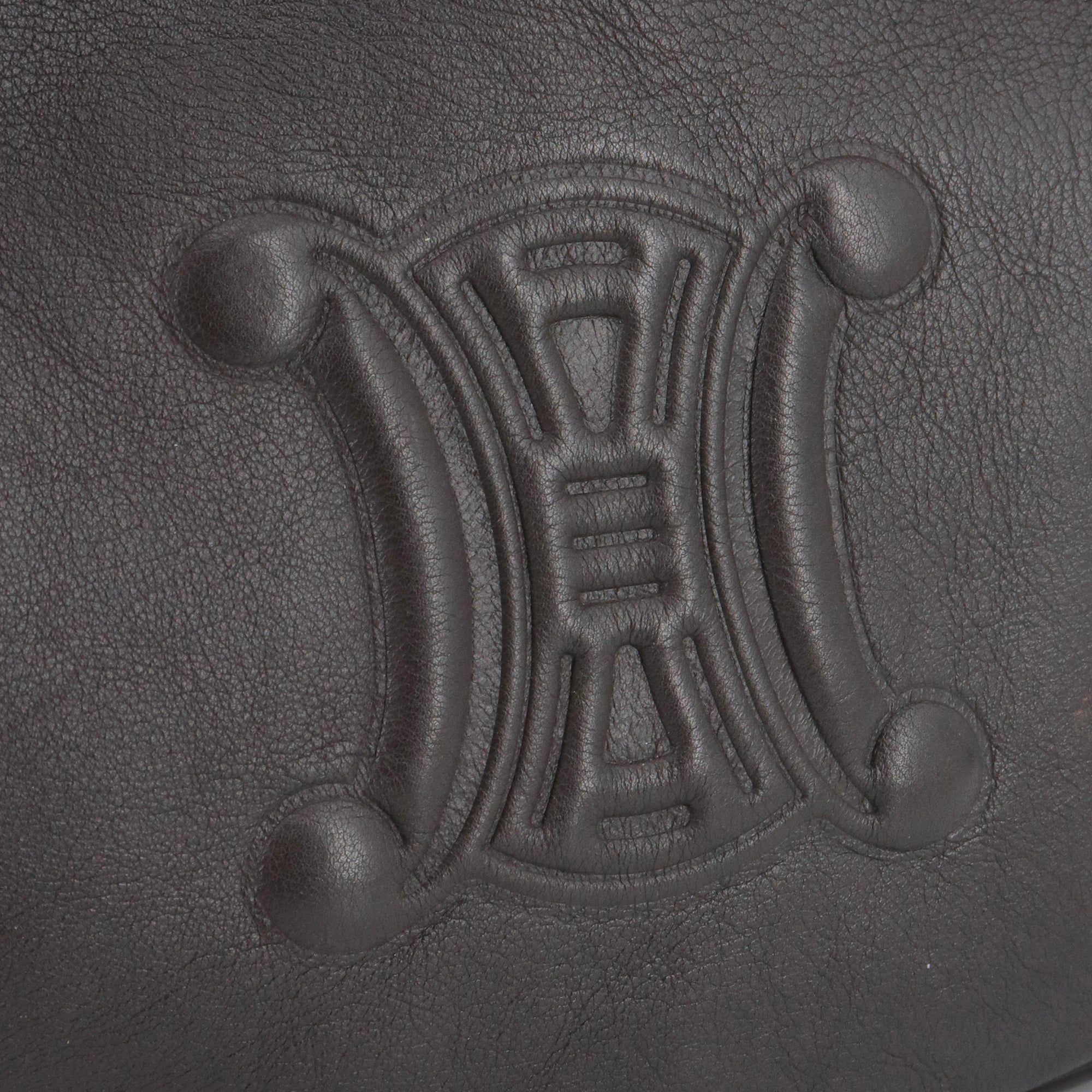 CELINE - Triomphe Shoulder bag in natural calfskin