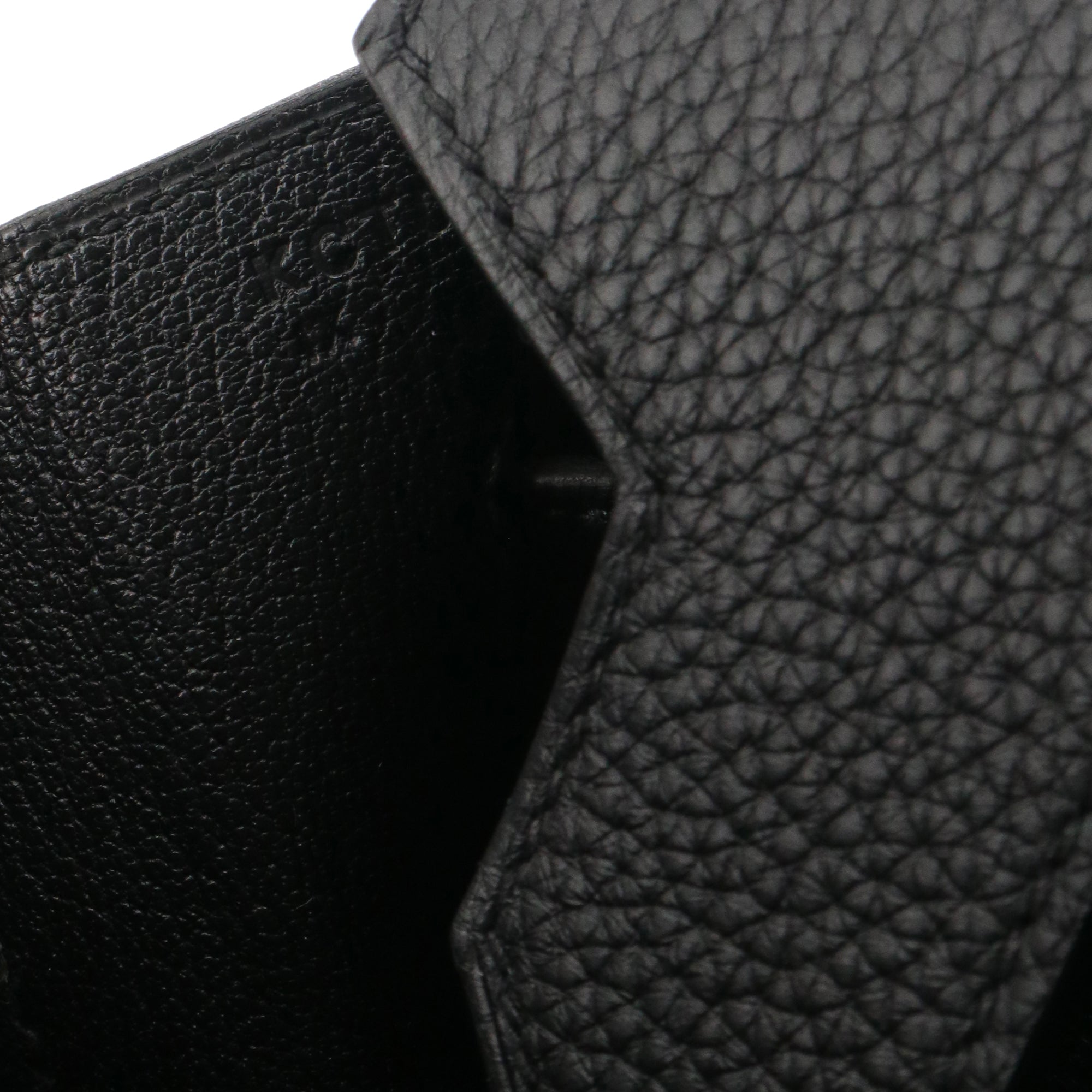 HERMÈS - Birkin 35 handbag in black togo leather 