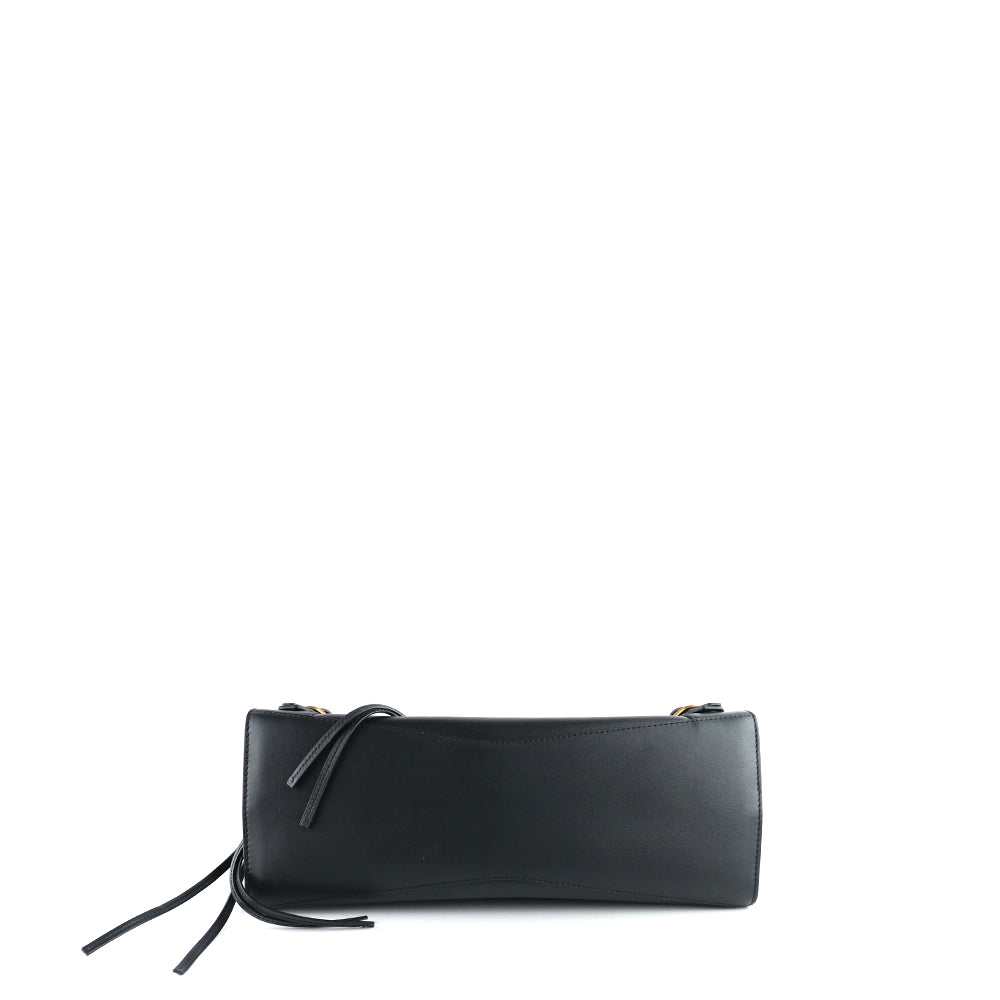 BALENCIAGA - Neo City shoulder bag in black smooth leather