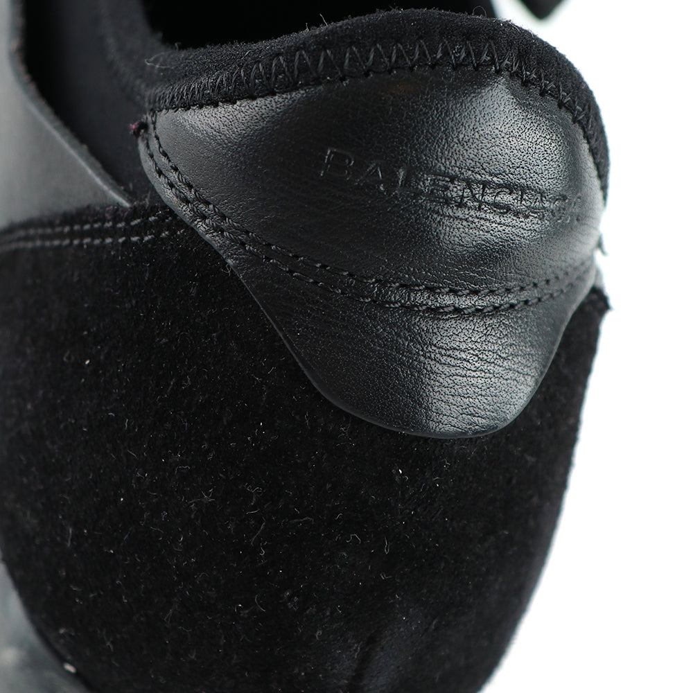 BALENCIAGA - Sneakers Tess en toile noire (T39)