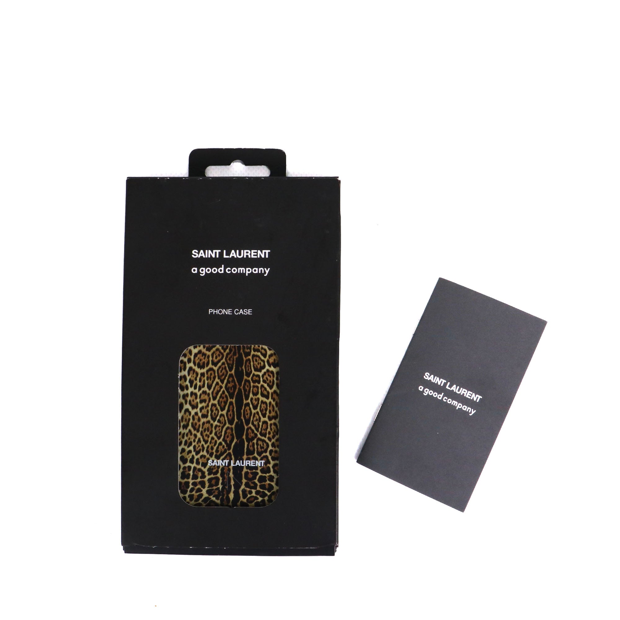 SAINT LAURENT - Coque de téléphone Saint Laurent imprimé léopard (iPhone 13/13 pro)