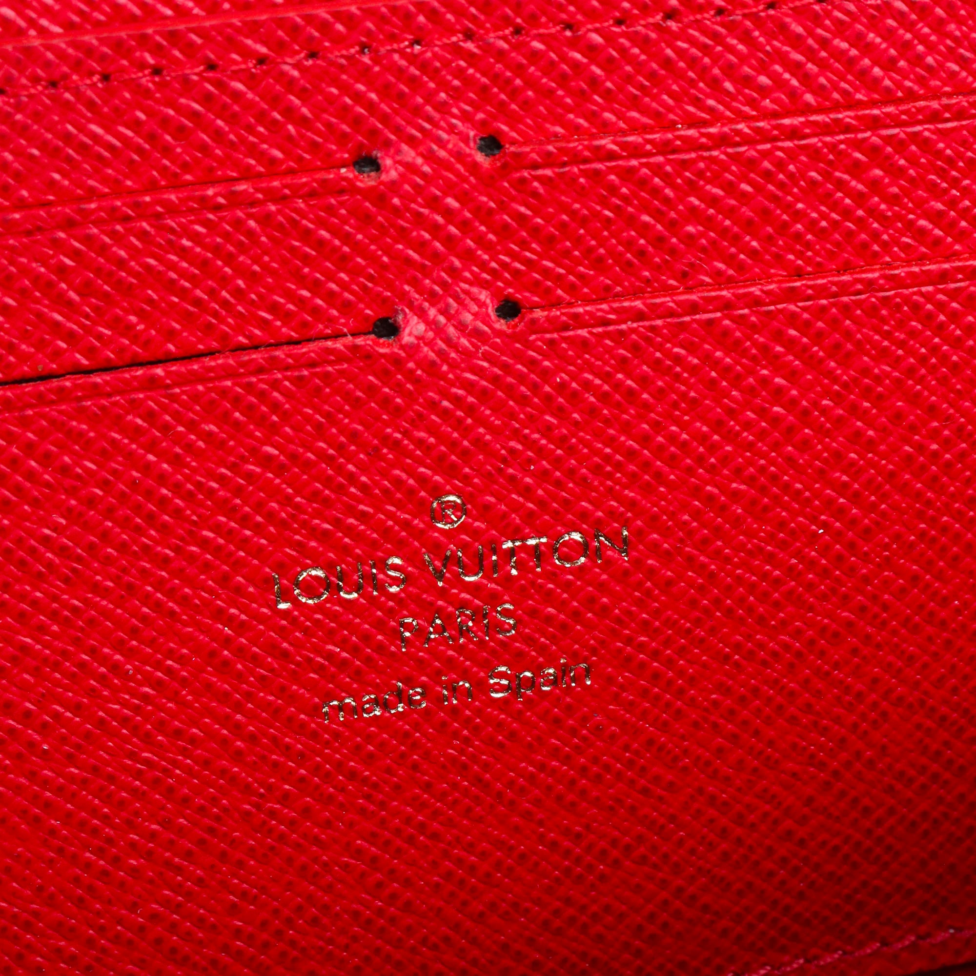 LOUIS VUITTON - Clémence wallet in ebony checkerboard