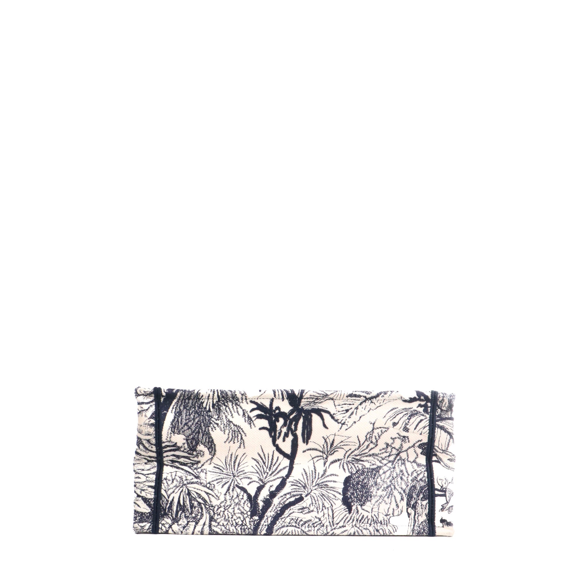 DIOR - Sac cabas Book Tote Medium Dior en toile de jouy bleu marine