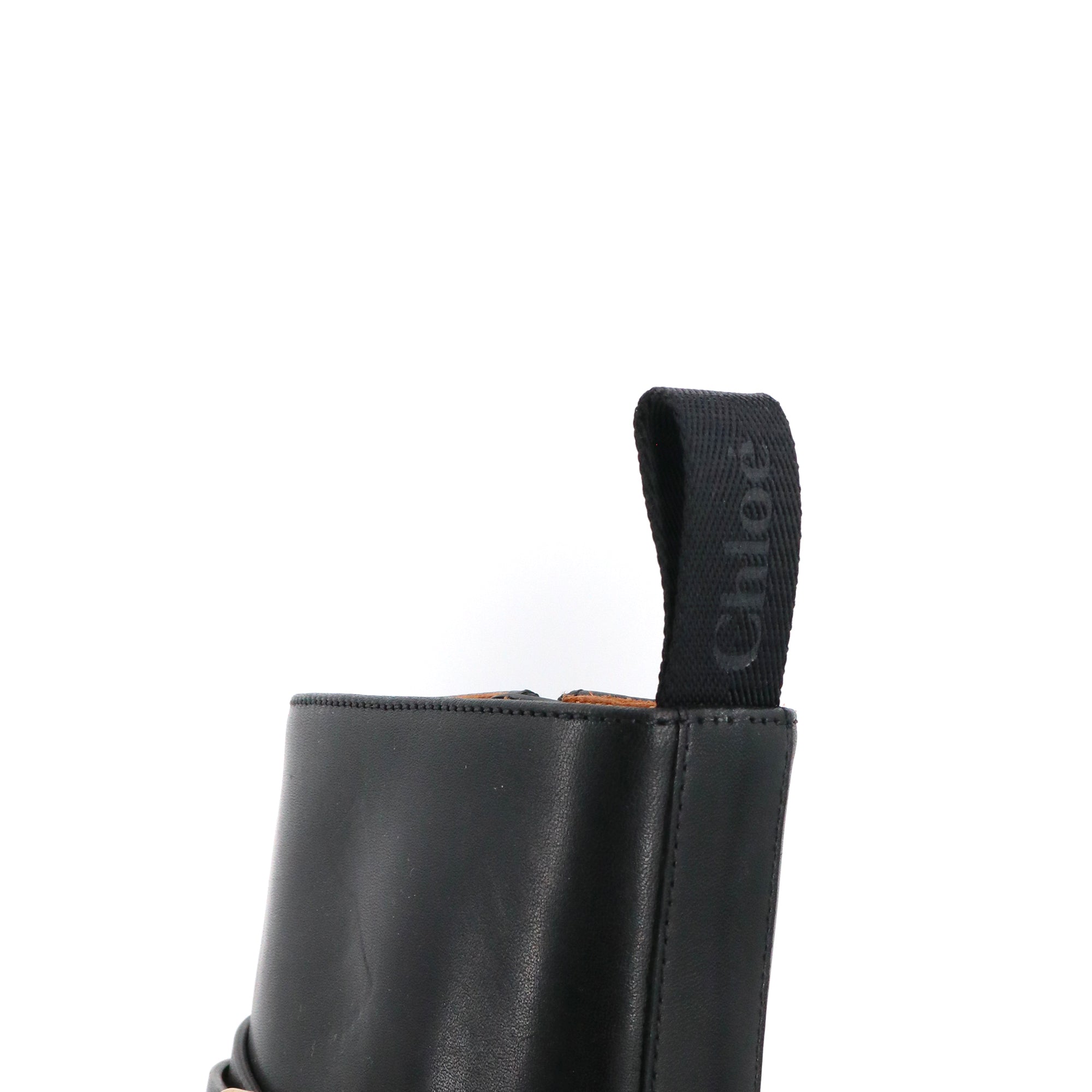 CHLOÉ - Bottines Owena Chloé en cuir noir (T40)