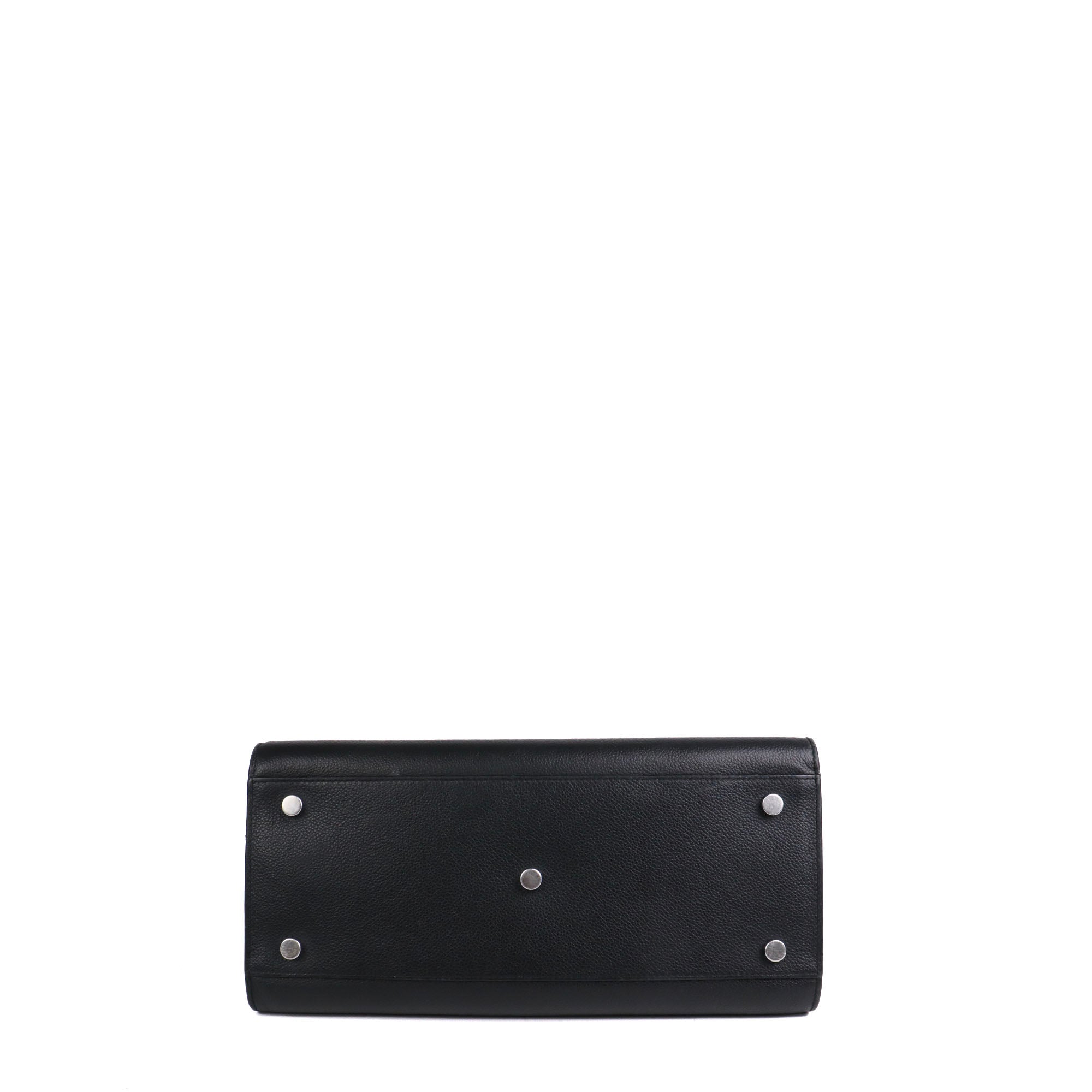 SAINT LAURENT - Nano day bag in gray grained leather