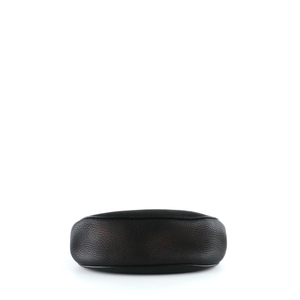 CHLOÉ - Sac à bandoulière Drew en cuir grainé noir