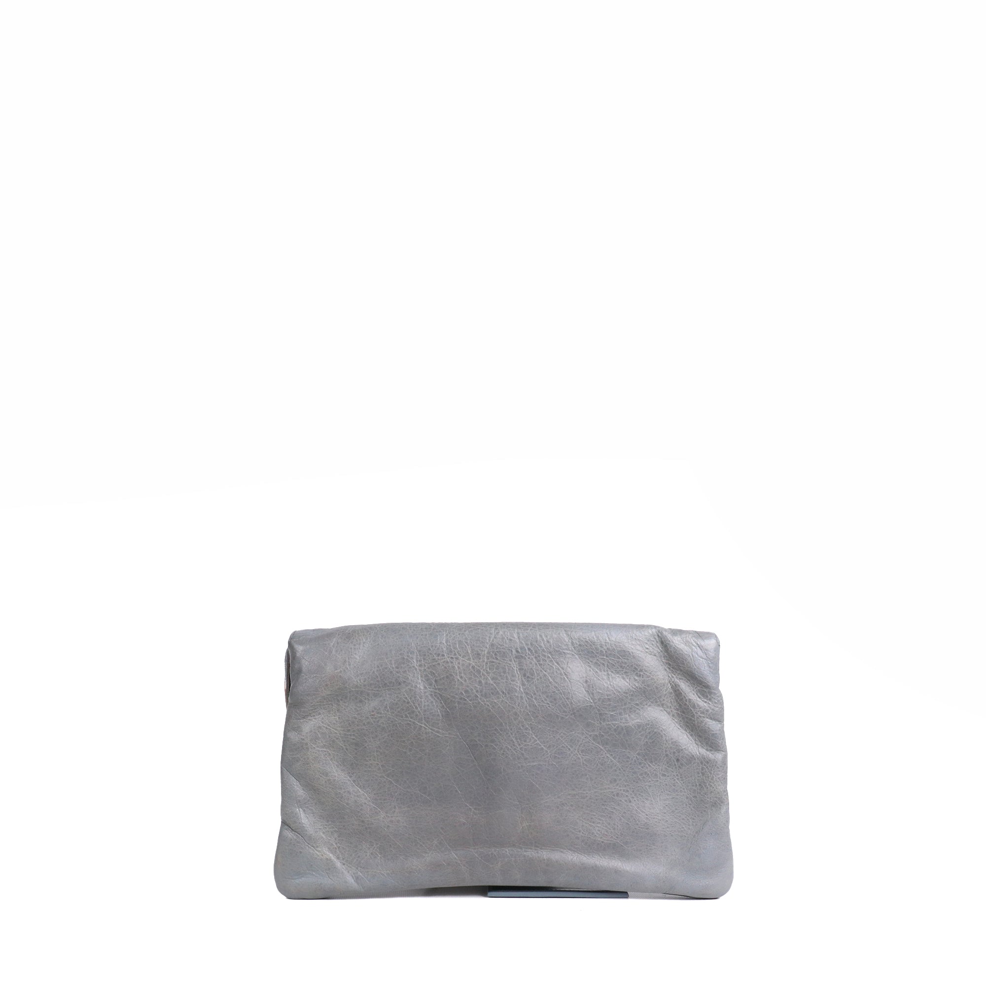BALENCIAGA - Classic leather clutch