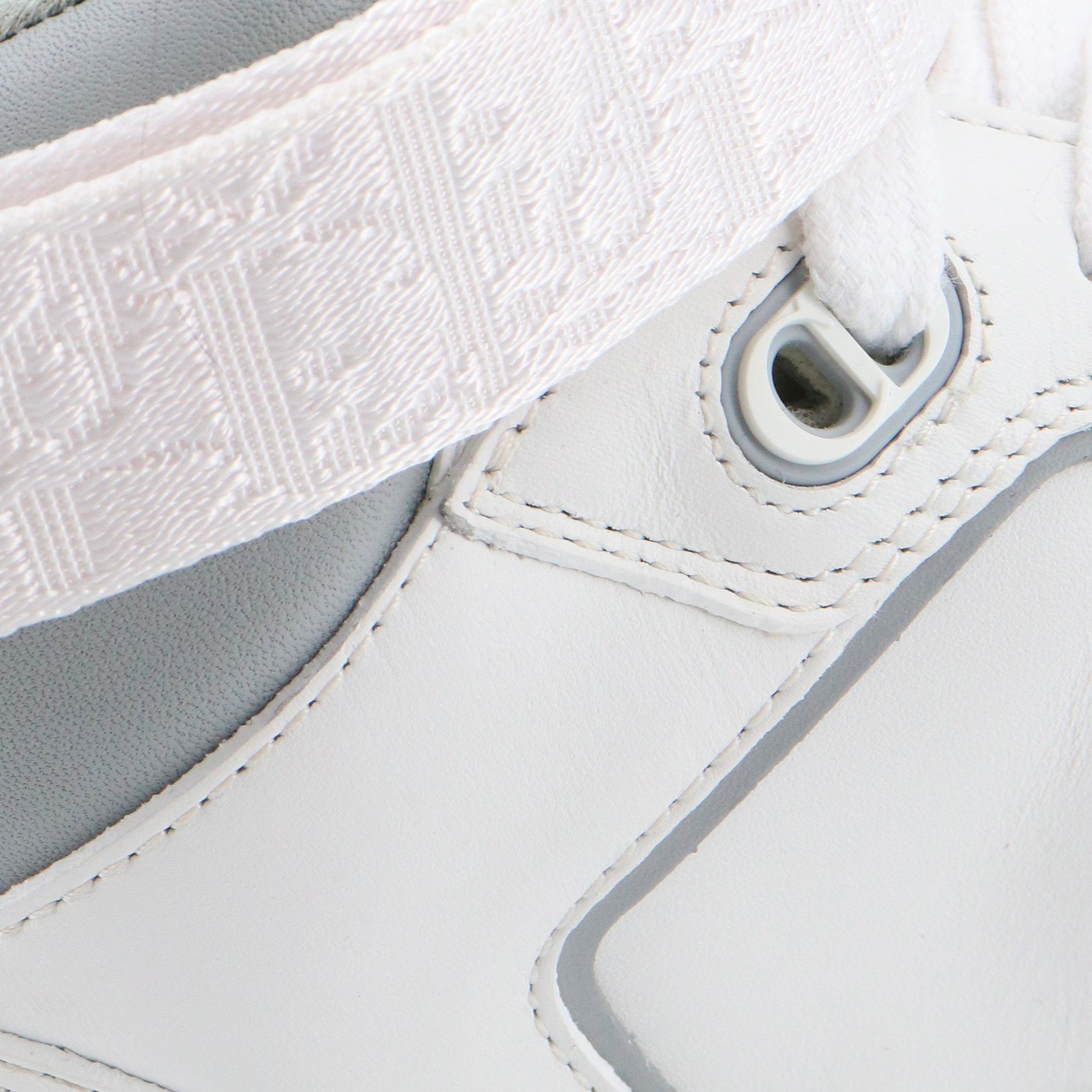 DIOR - Sneakers B27 Mid Dior en cuir blanc et gris (T44)