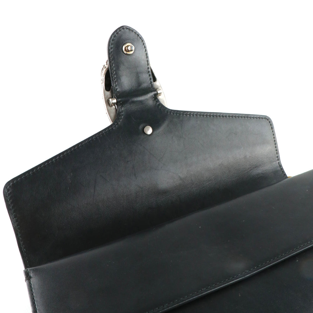 GUCCI - Sac à épaule Dionysus Stud en cuir noir