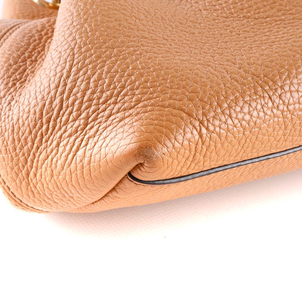 GUCCI - Soho tote bag in brown grained leather 