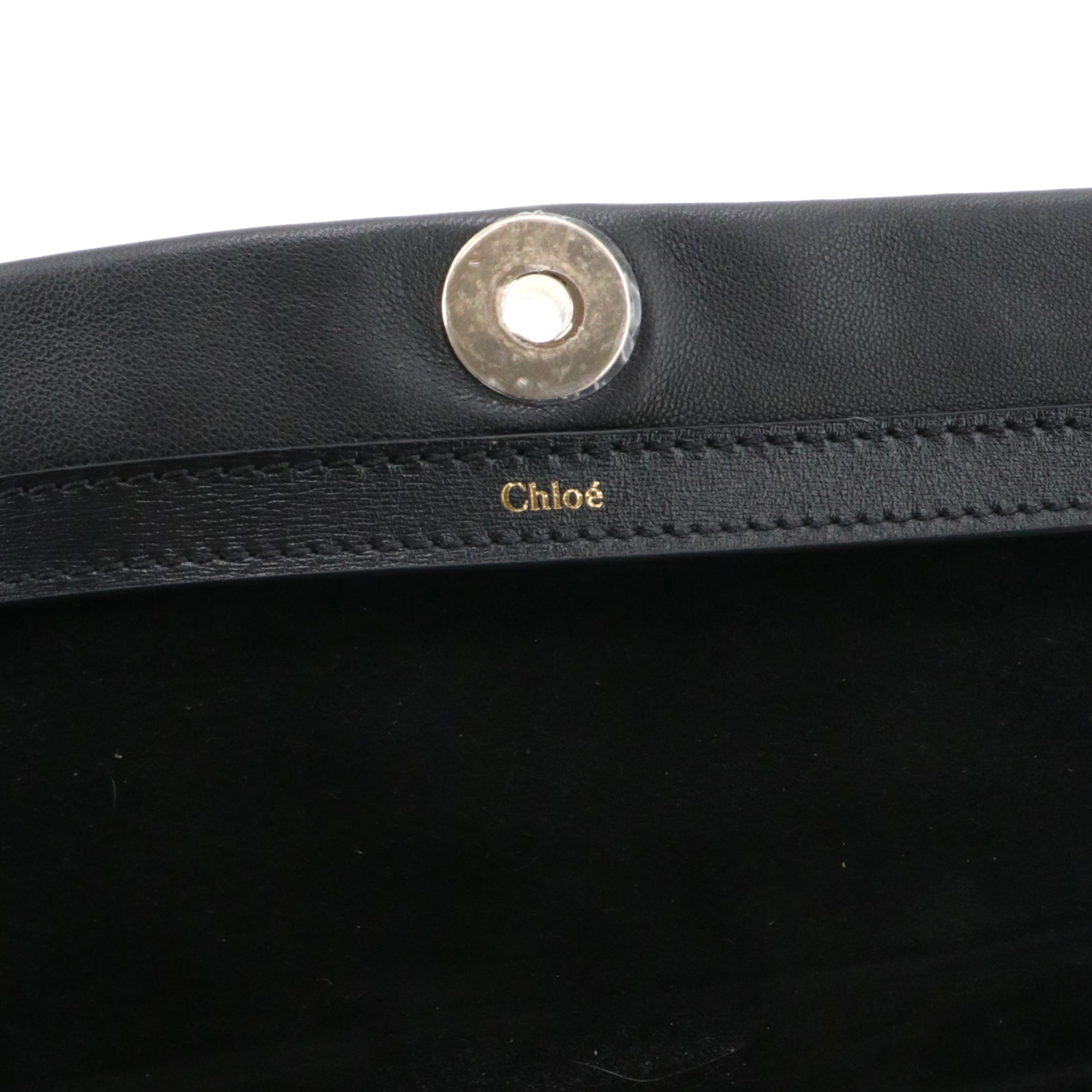 CHLOÉ - Sac à épaule Pochette Pénélope Chloé en cuir lisse noir