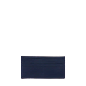 DIOR - Dior card holder in navy blue leather