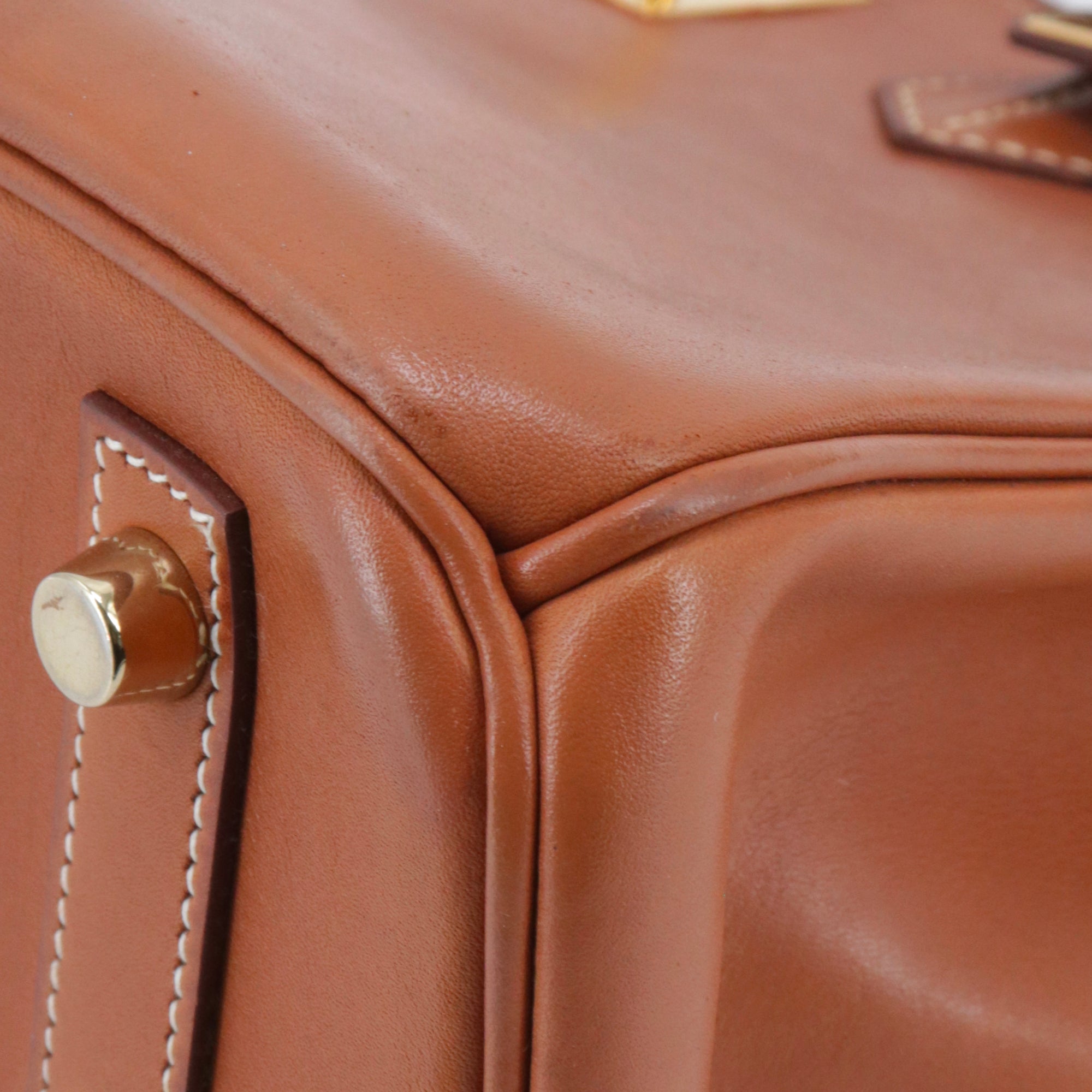 HERMÈS - Birkin 35 handbag in black togo leather 