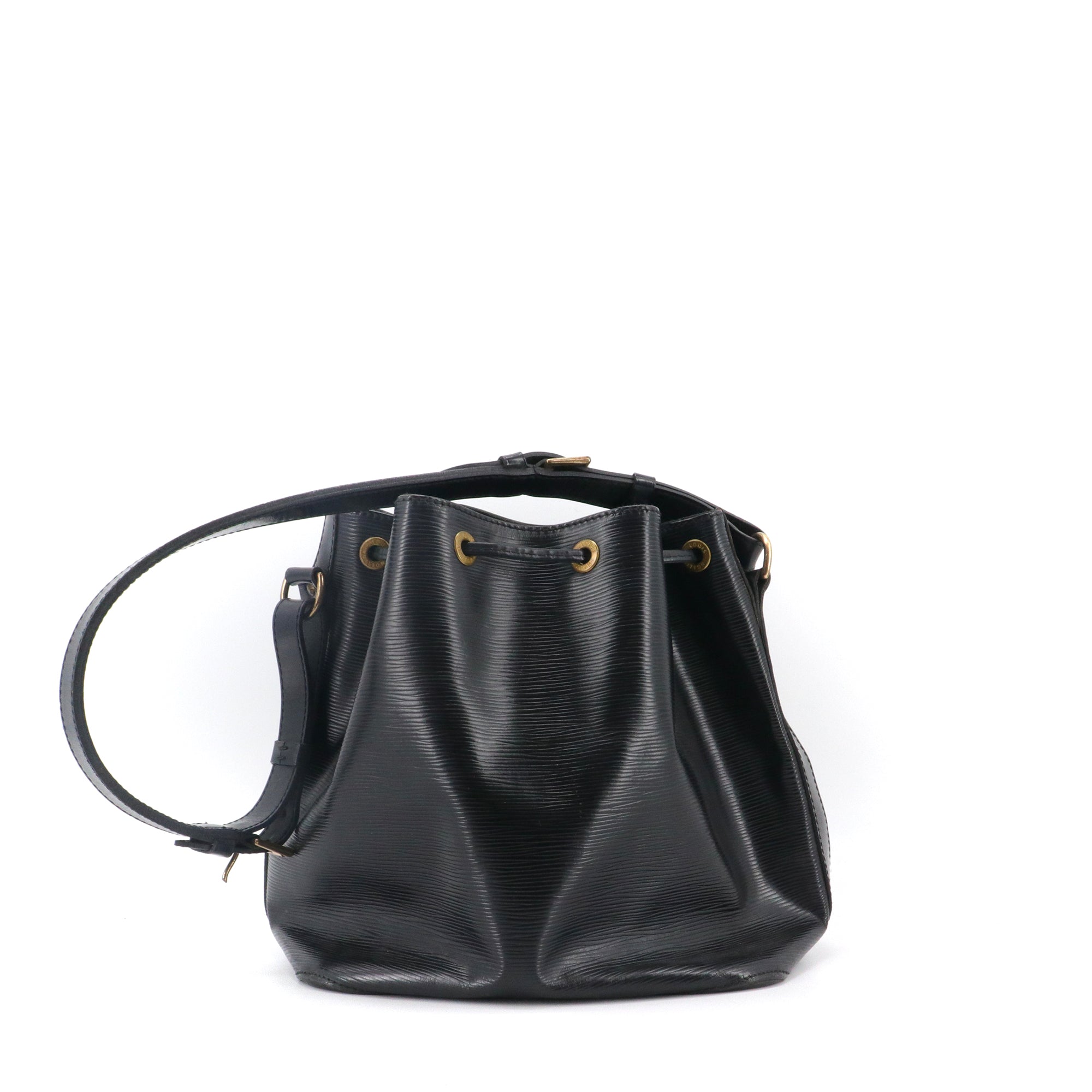 LOUIS VUITTON - NéoNoé shoulder bag in monogram canvas and poppy red leather