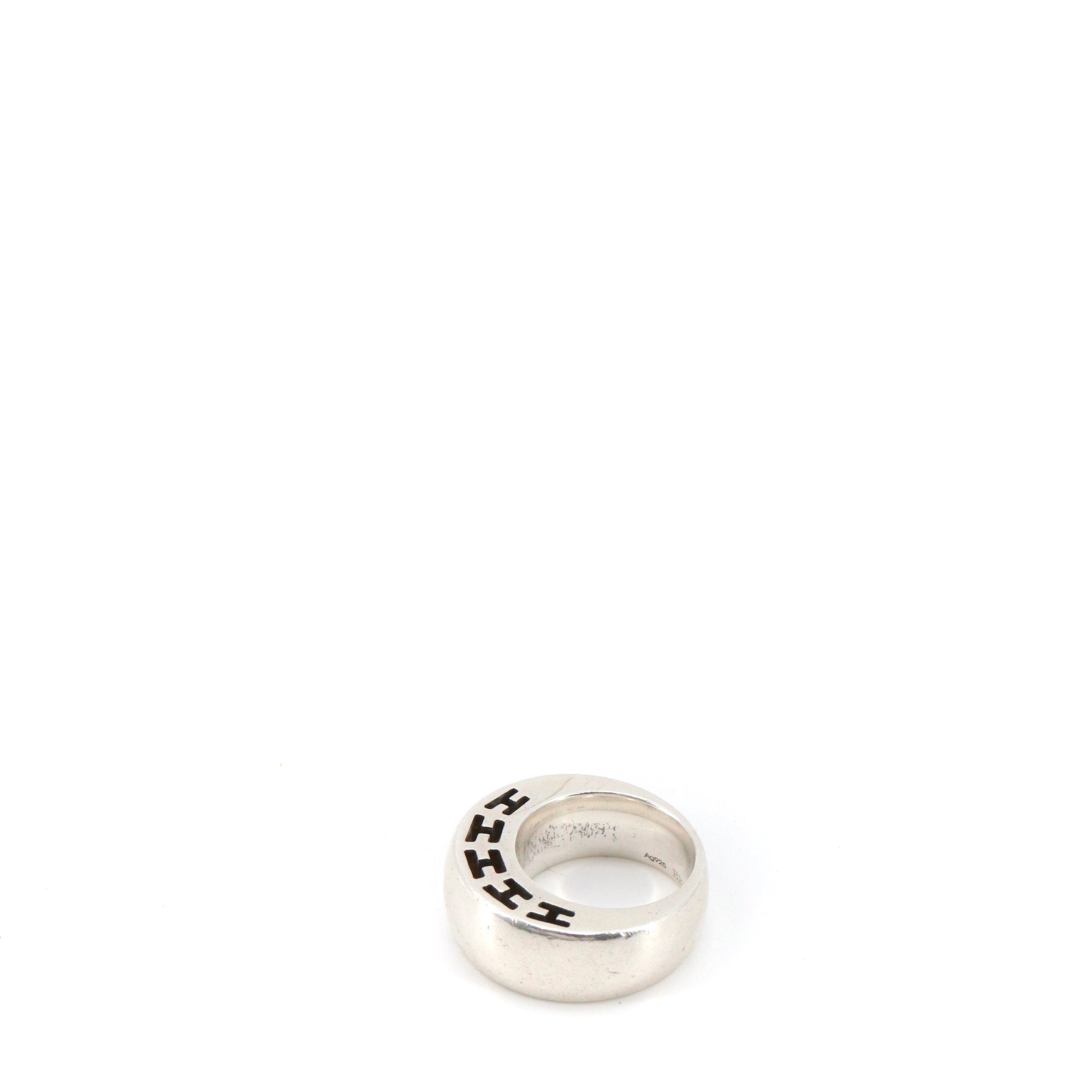 HERMÈS - Hermès Clarity ring in silver (size 52)