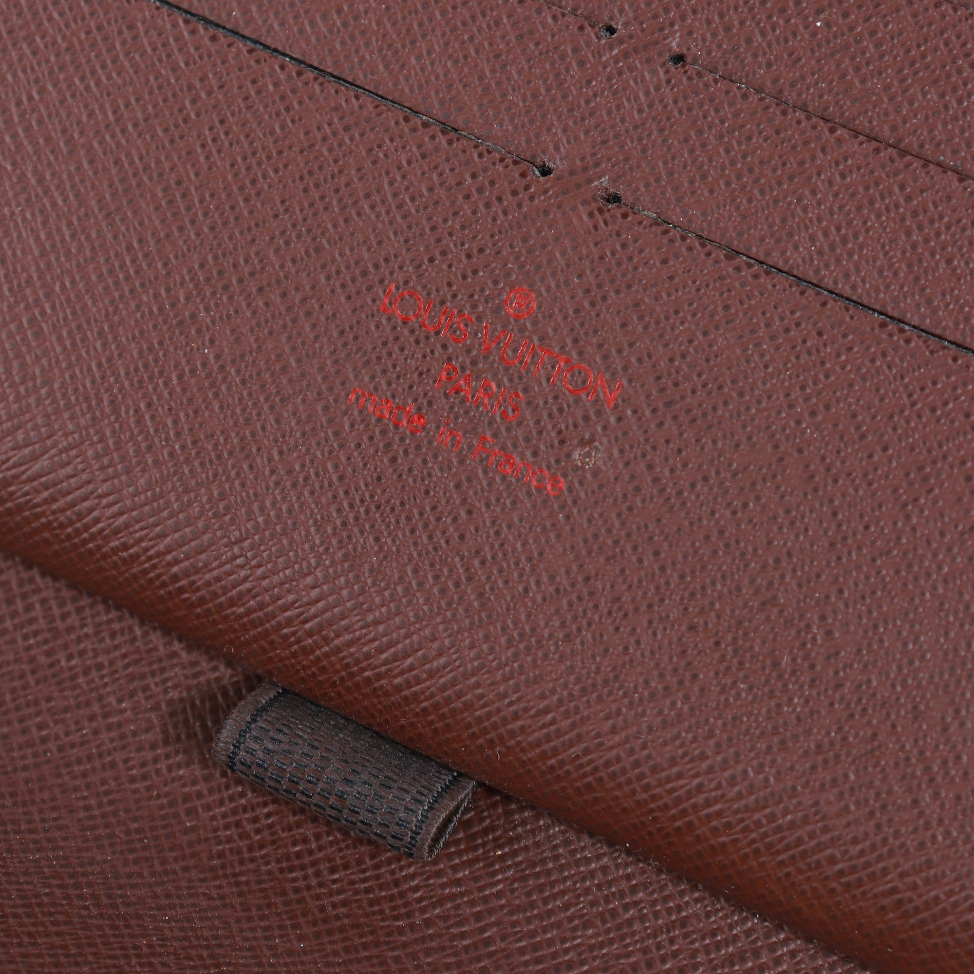 LOUIS VUITTON - Zippy Organizer wallet in ebony damier canvas