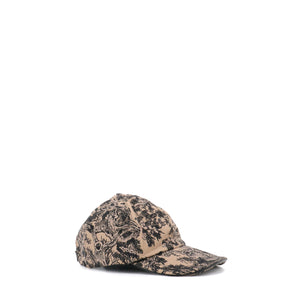 DIOR - Dior D-Player cap in beige toile de jouy (T57)