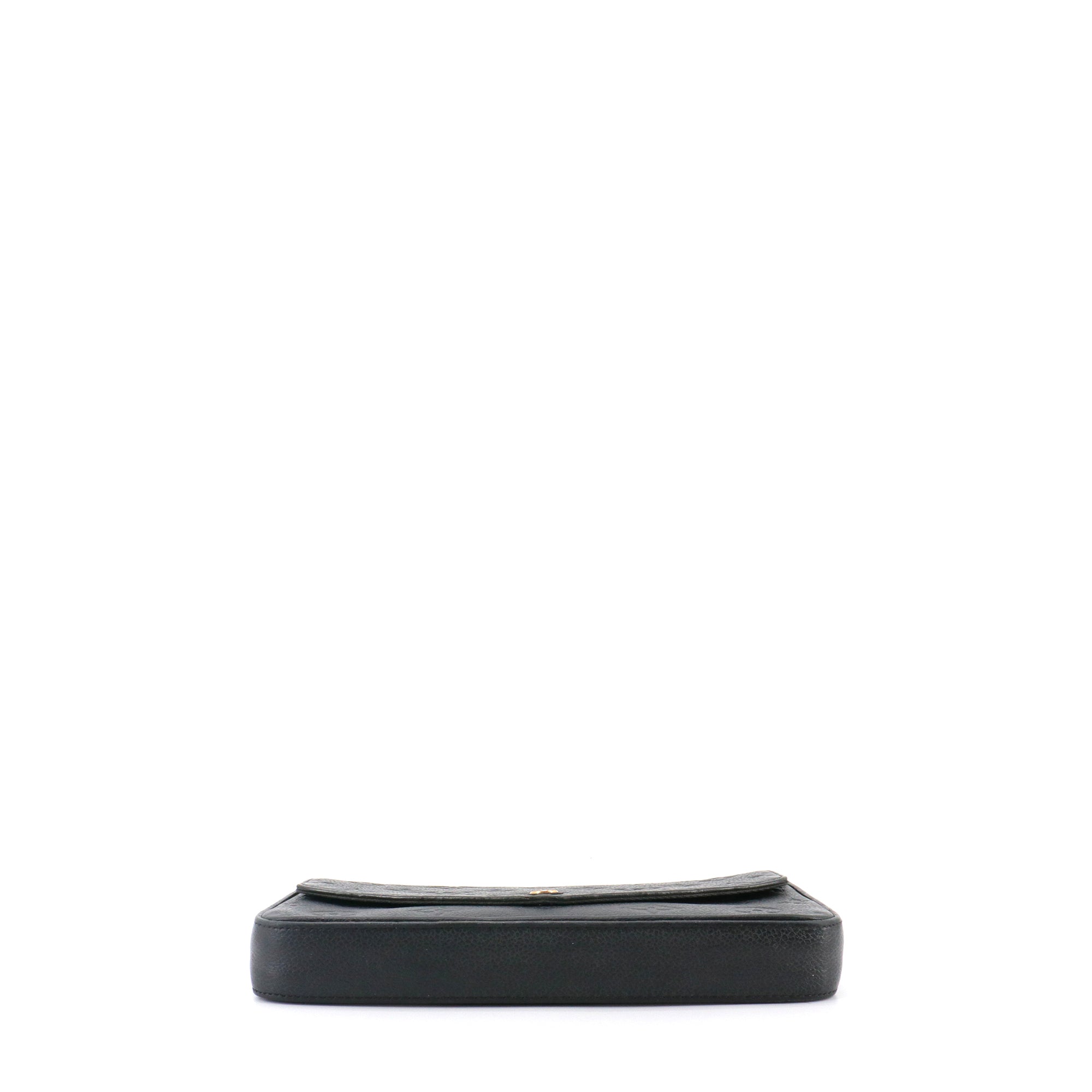 LOUIS VUITTON - Louis Vuitton Felicie pouch in black empreinte leather