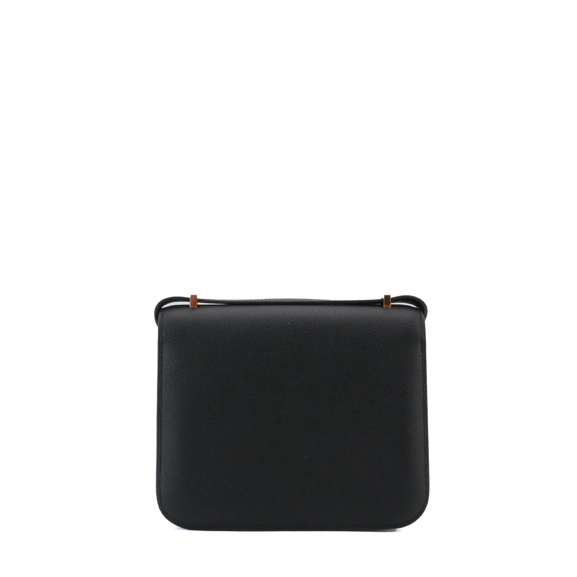 HERMÈS - Sac à bandoulière Constance 18 Hermès en cuir epsom noir