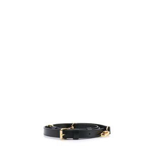 LOUIS VUITTON - Louis Vuitton adjustable bag strap in black leather