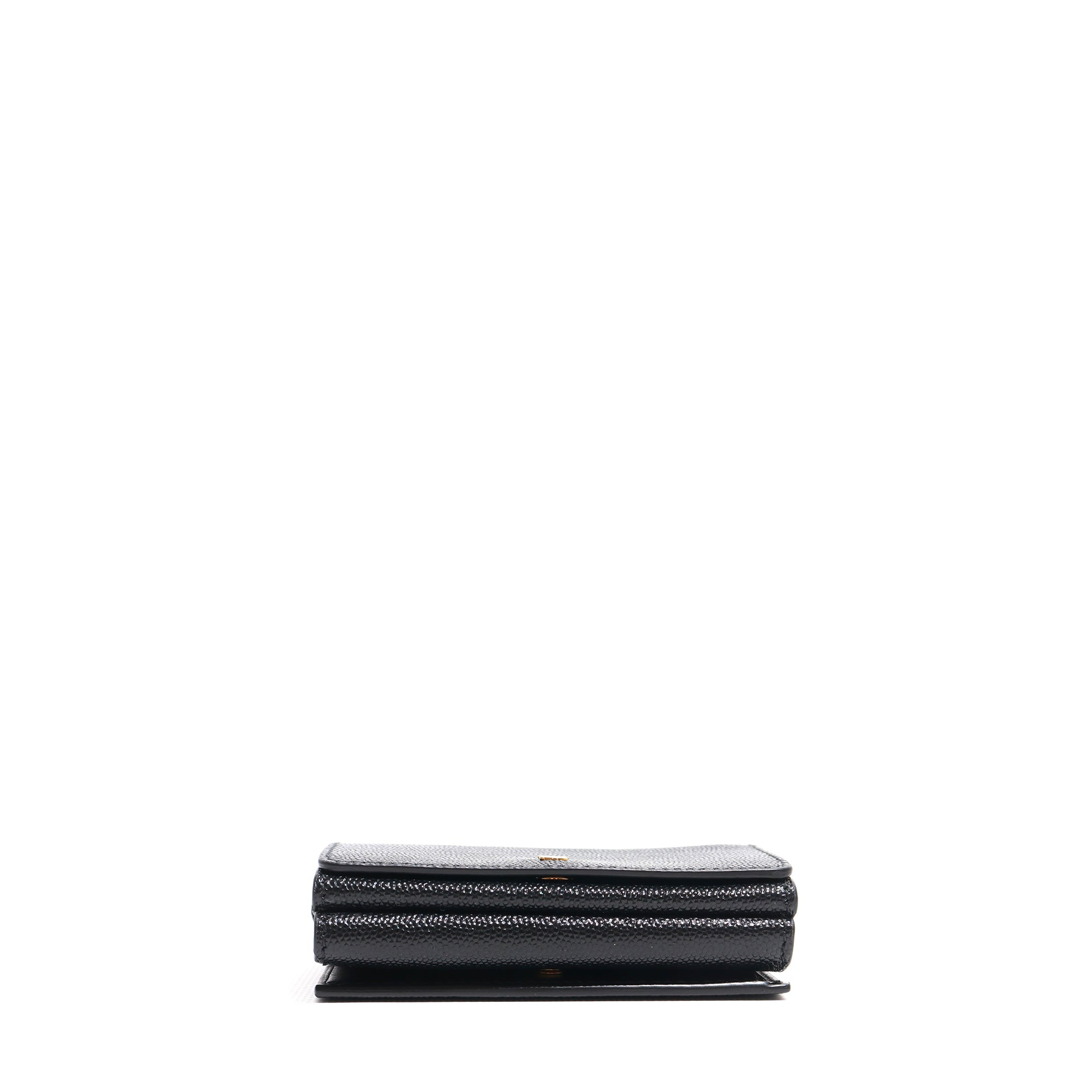 BURBERRY - Alouette wallet in black grained leather